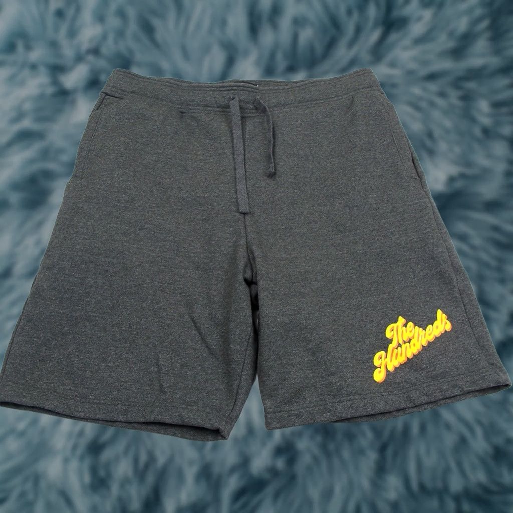 The Hundreds The Hundreds Mens Pull On Terry Cloth Sweat Shorts Blue XL Size Size US 36 / EU 52 - 1 Thumbnail