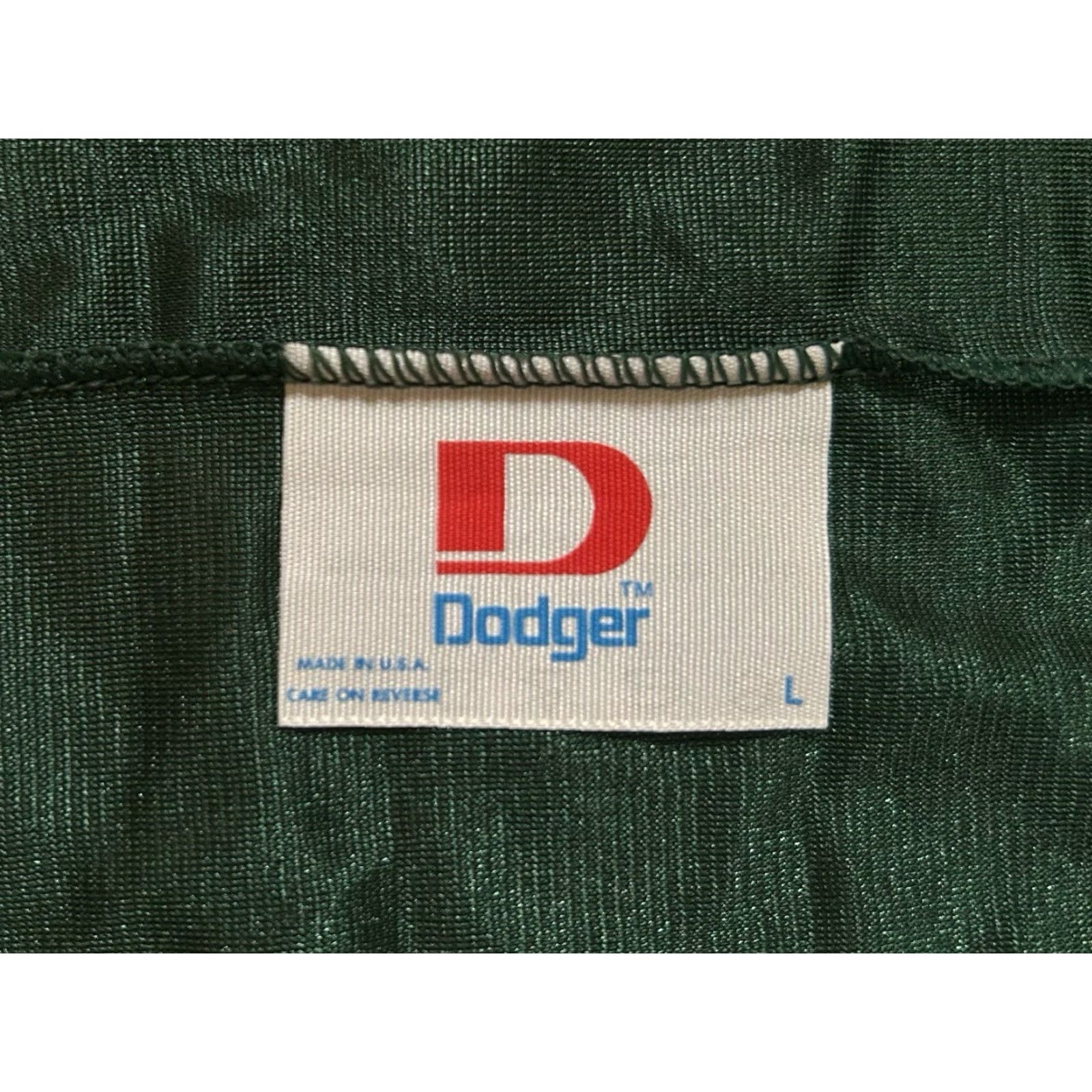 Vintage VINTAGE Dodger Jersey Tank Mens L 90s USA Green Nylon Basketball Tank Top NOS NWT NWT Size US L / EU 52-54 / 3 - 5 Thumbnail