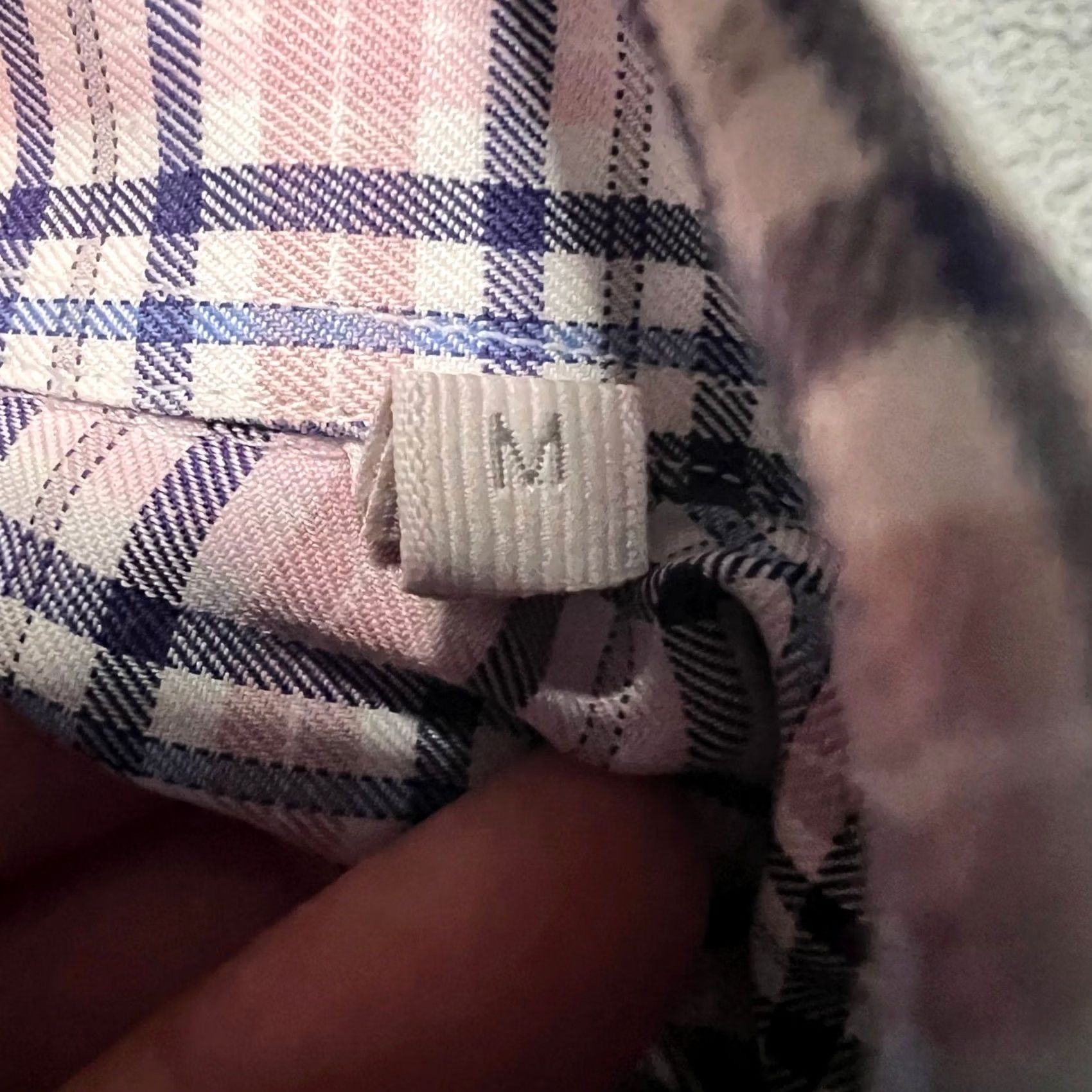 Ermenegildo Zegna Ermenegildo Zegna Shirt Mens Medium Pink Plaid Button Up Long Sleeve Dress Size 40R - 7 Thumbnail