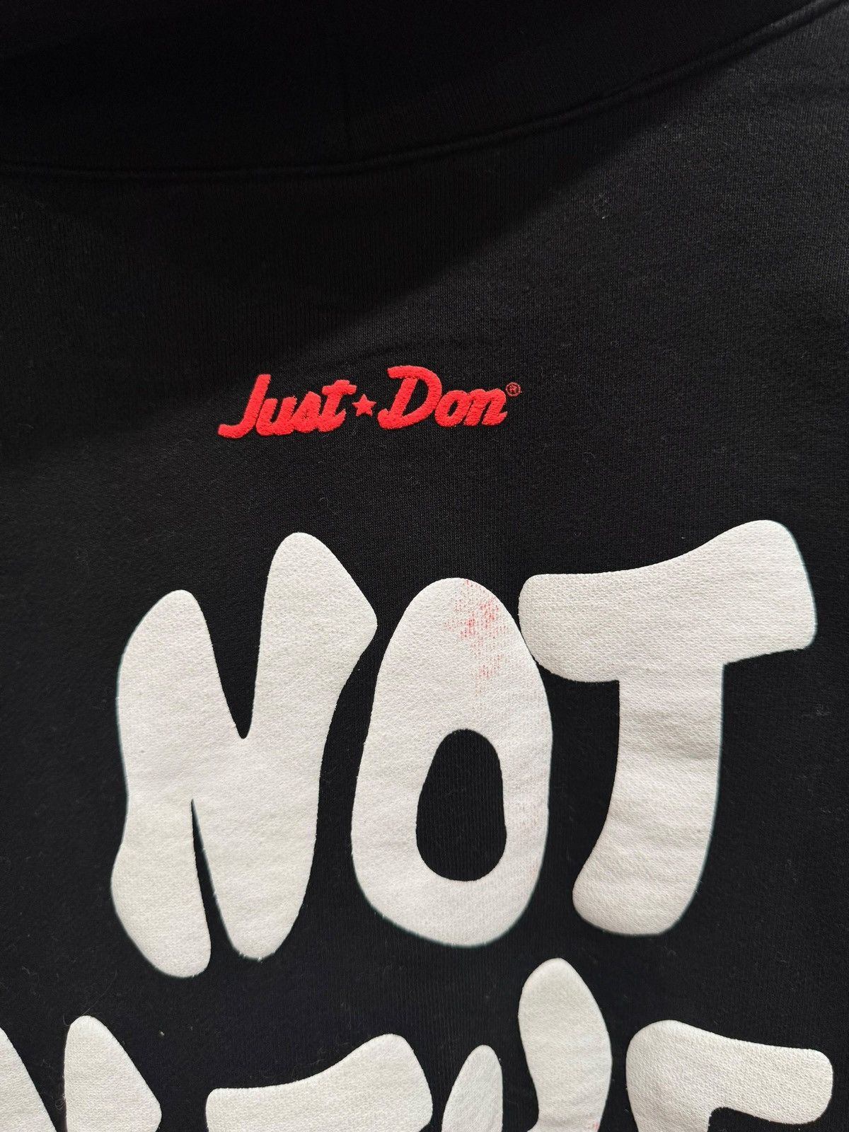 Just Don Just Don x Mood Swings I Love Chi Hoodie Black Red Size US M / EU 48-50 / 2 - 5 Thumbnail