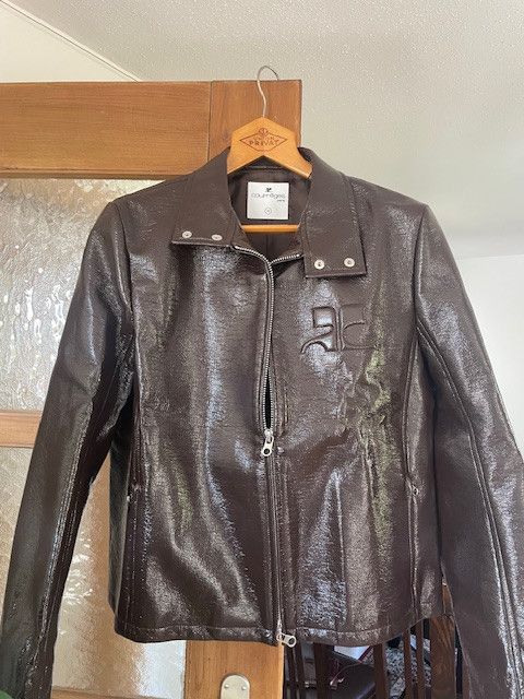 Courreges Vinyl Leather Jacket - Courrèges, Size 52 / M, New Size US M / EU 48-50 / 2 - 2 Thumbnail