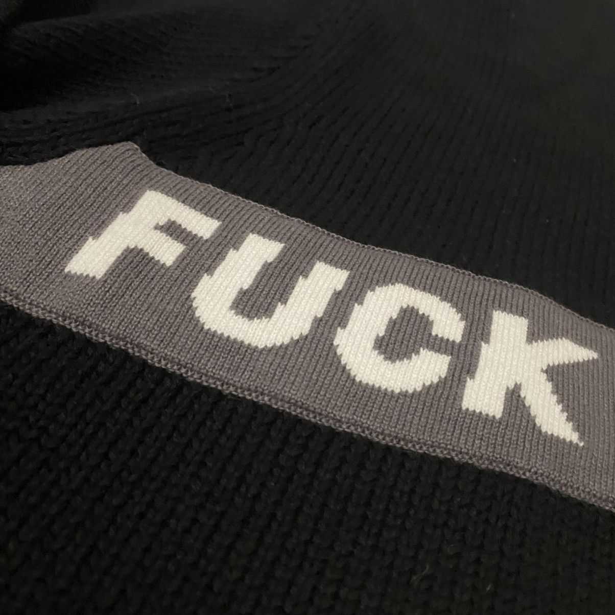 Fuck The Population FTP Spellout Knit Sweater Size US L / EU 52-54 / 3 - 3 Thumbnail