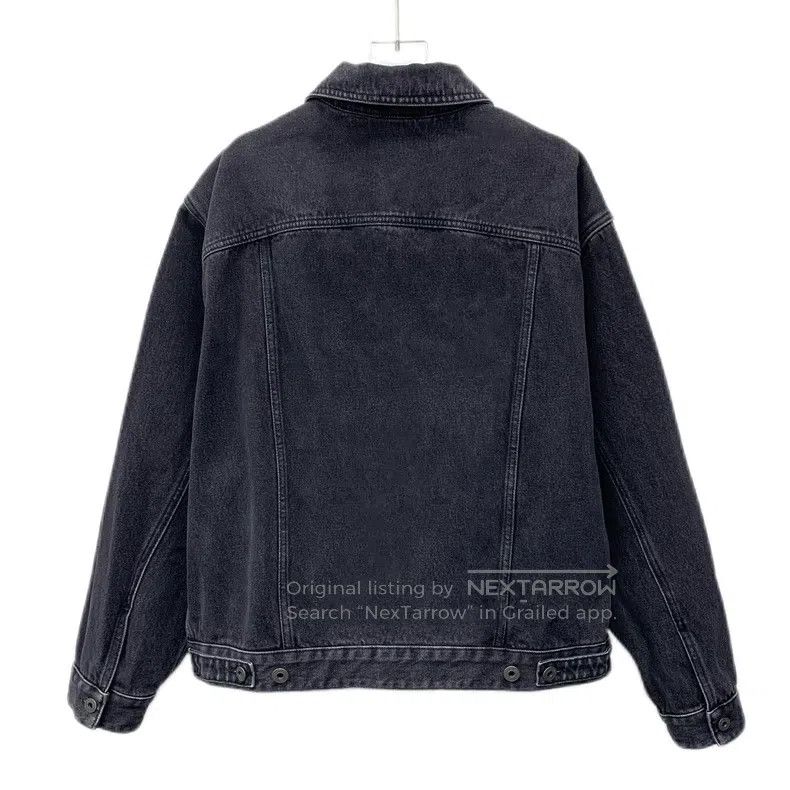 Valentino Valentino Black logo letter print denim jacket Size US S / EU 44-46 / 1 - 2 Thumbnail
