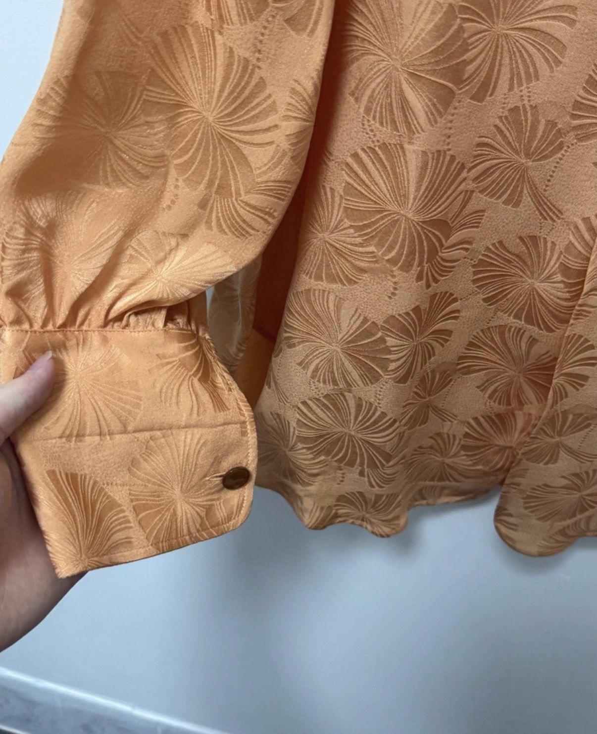 Saint Laurent Paris Saint Laurent 21SS Runway Silk All-Over Hibiscus Print Shirt Size US M / EU 48-50 / 2 - 4 Thumbnail
