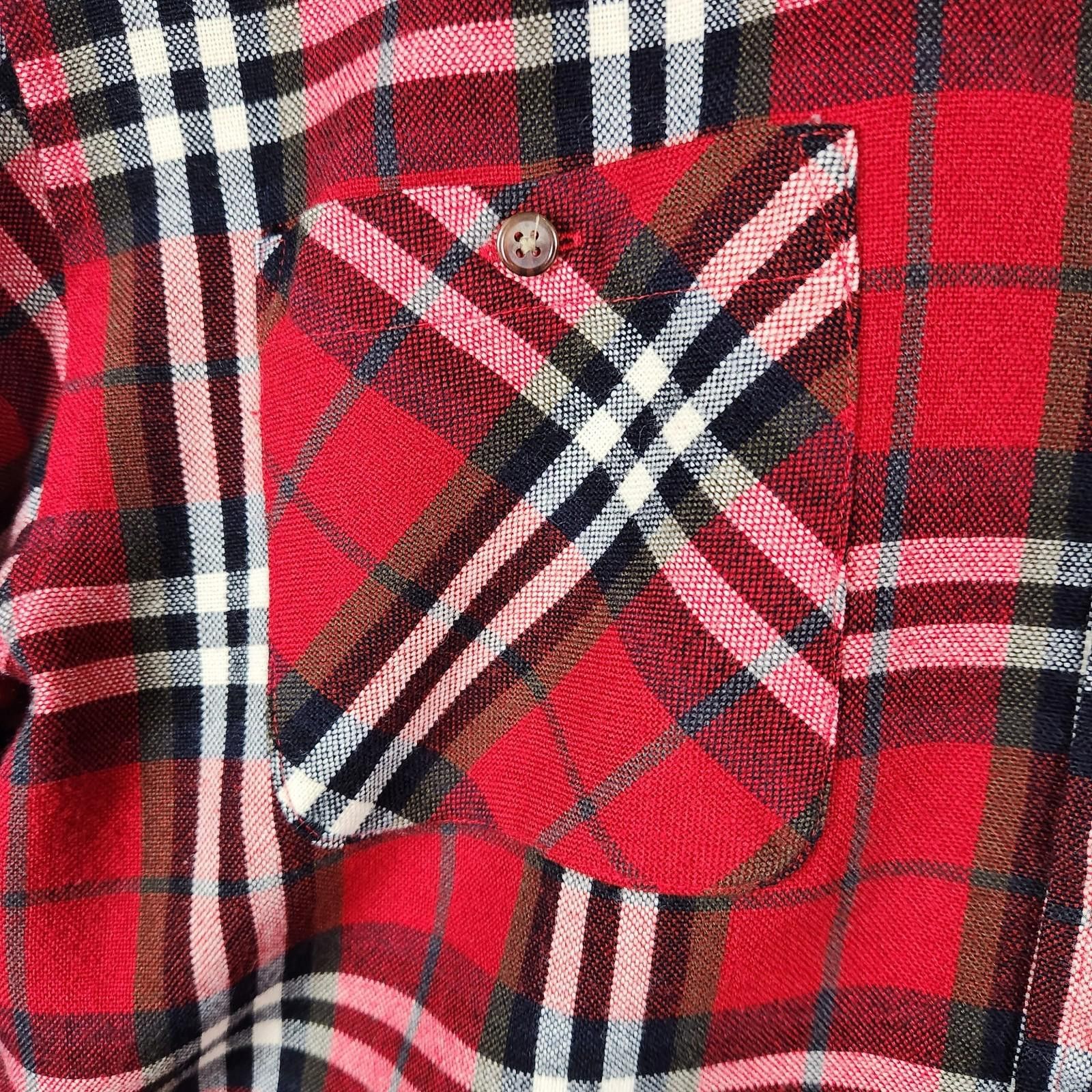 Blair Vintage John Blair Red Plaid Flannel Shirt Size Medium Size US M / EU 48-50 / 2 - 2 Thumbnail