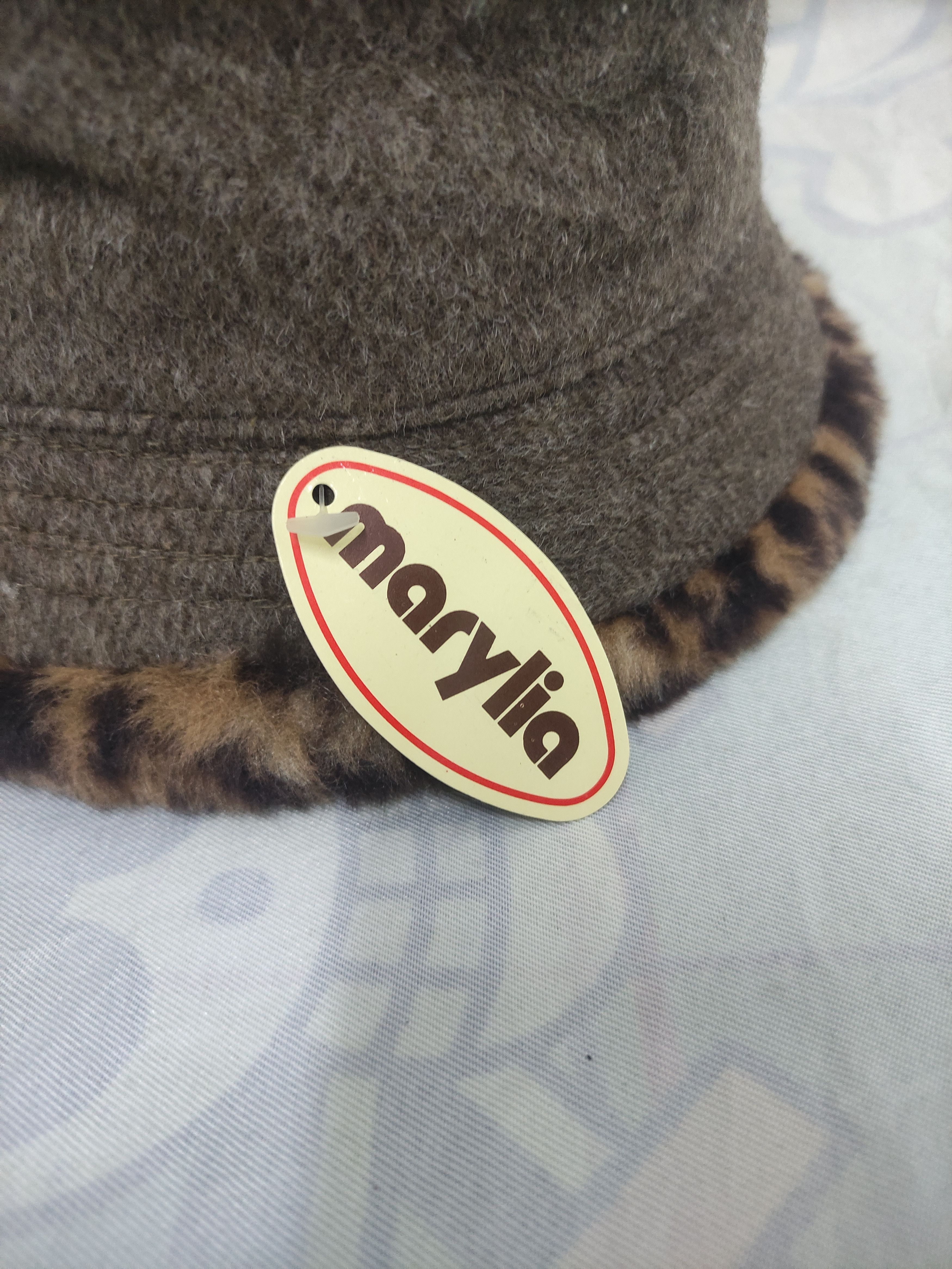 Japanese Brand MARYLIA WOOL LEOPARD BUCKET HAT Size ONE SIZE - 3 Thumbnail