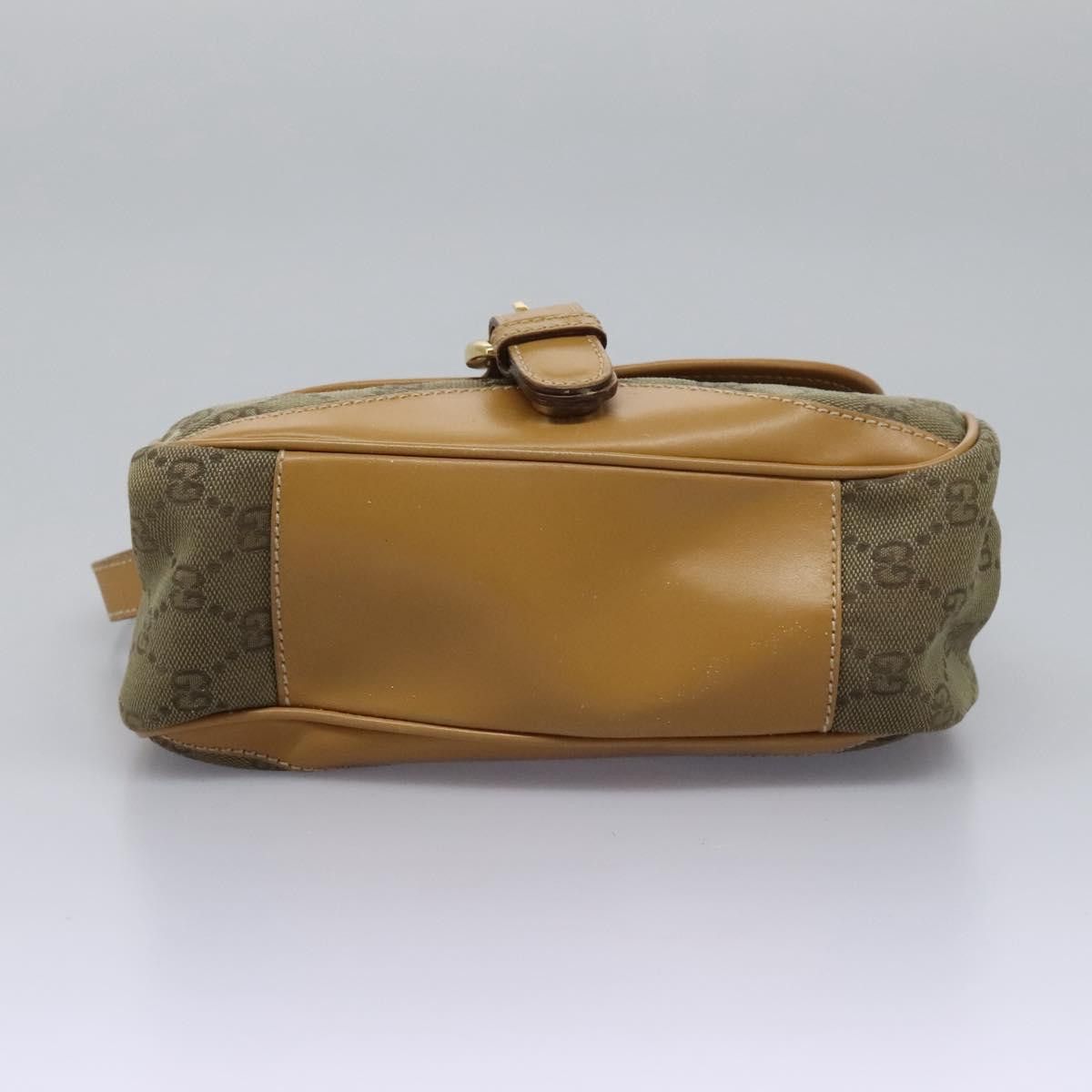 Gucci GUCCI GG Canvas Shoulder Bag Beige Gold Size ONE SIZE - 5 Thumbnail