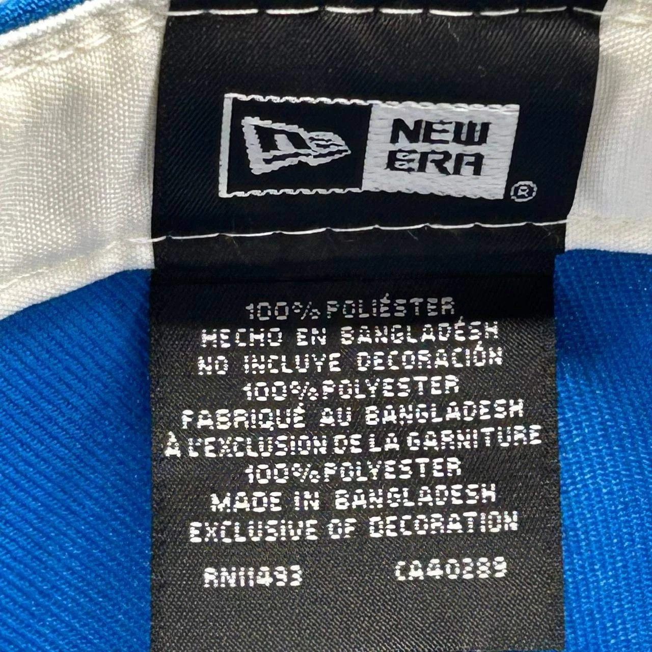 New Era Chicago Cubs Hat Men 7 3/8 Blue Orange MLB Fitted Cap Size ONE SIZE - 8 Thumbnail