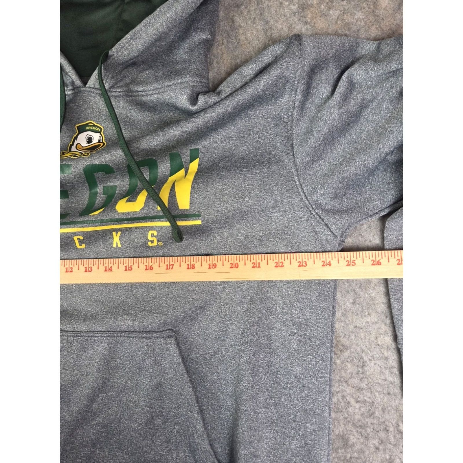 Champion Champion Oregon Ducks Logo Spellout Hoodie Gray Large Size US L / EU 52-54 / 3 - 5 Thumbnail
