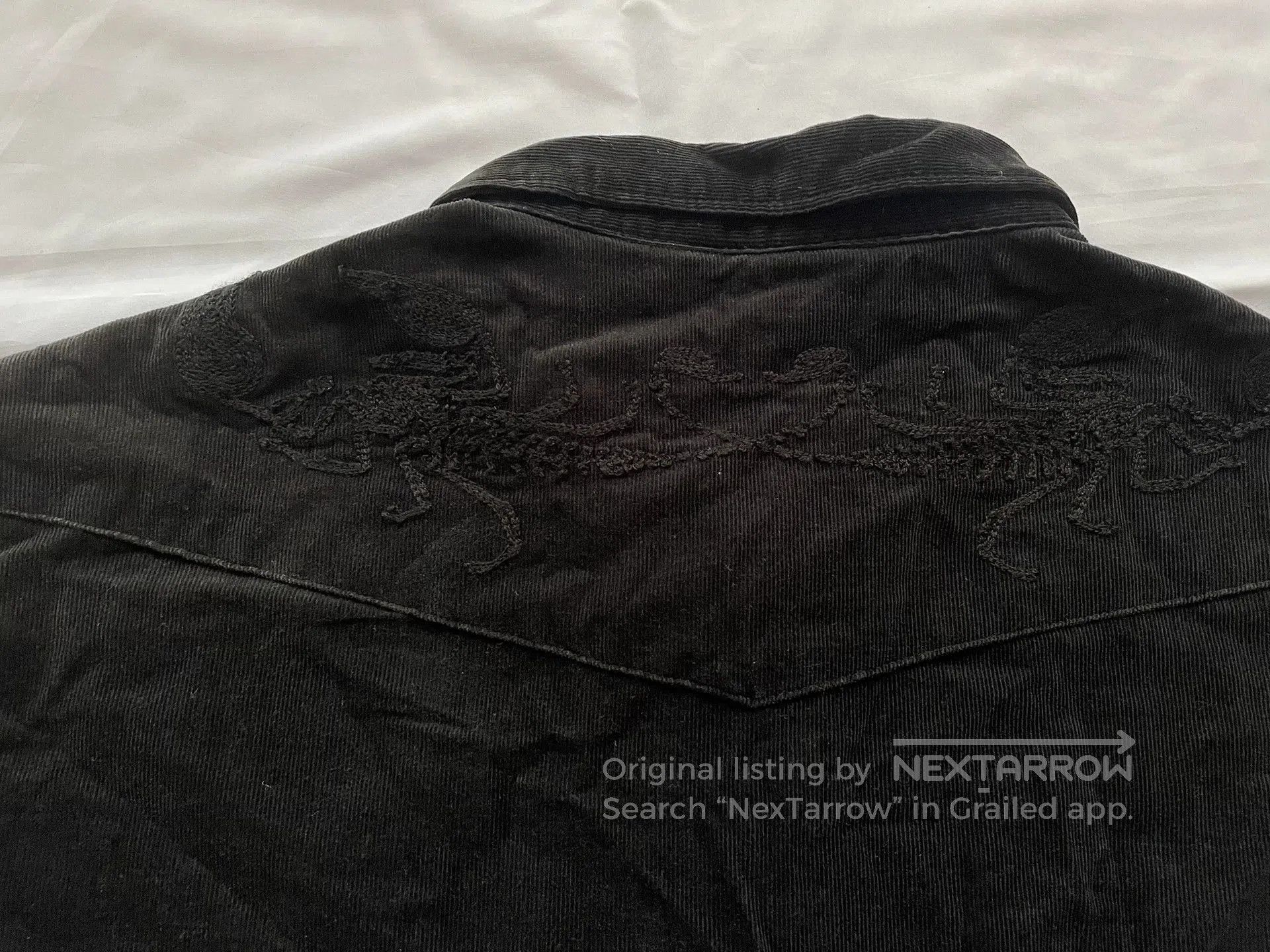 Undercover black short sleeve shirt with embroidery. Size US L / EU 52-54 / 3 - 3 Thumbnail