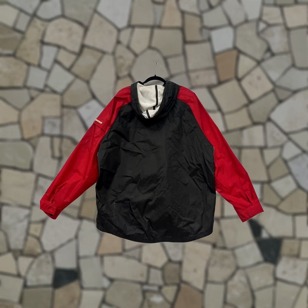 Nike VINTAGE Nike Jacket Windbreaker Full Zip Mens 3XL Black Swoosh Weathered Size US XXL / EU 58 / 5 - 1 Thumbnail