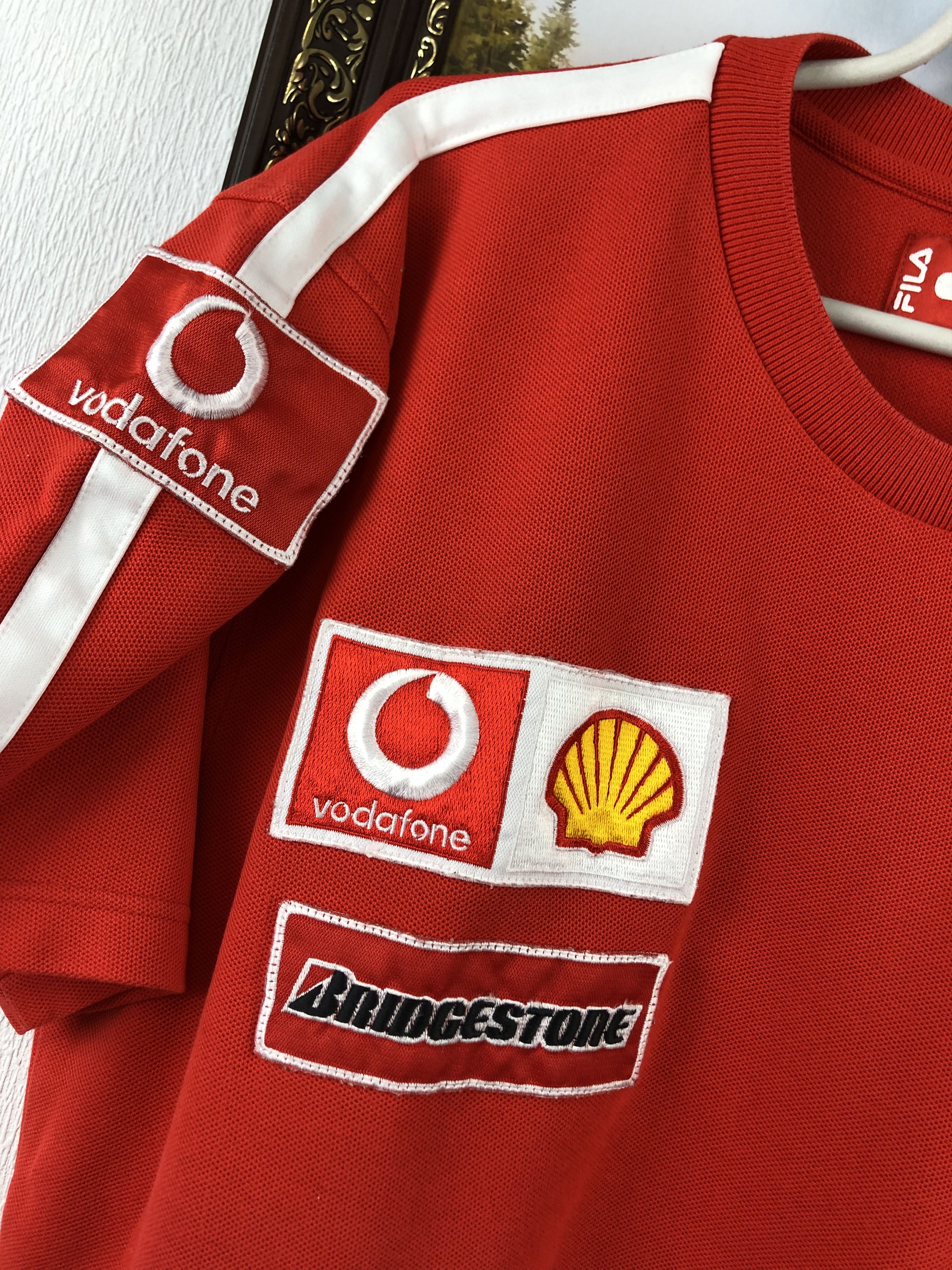 Ferrari Vintage Ferrari Racing Shirt Tee Rare Red Scuderia Formula Size US L / EU 52-54 / 3 - 5 Thumbnail