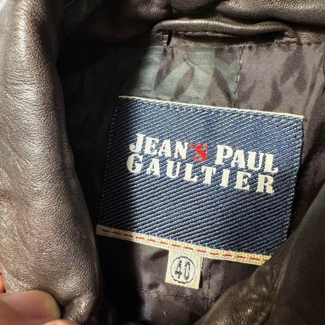 Jean Paul Gaultier Jean Paul Gaultier Cow leather zipper leather coat-2505 Size US M / EU 48-50 / 2 - 7 Thumbnail