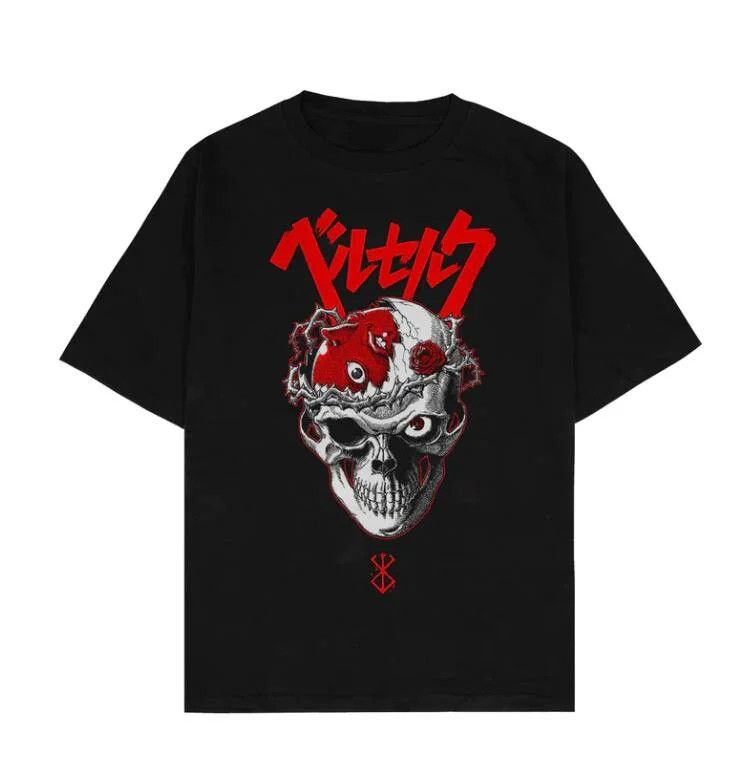 Anime × Designer × Japanese Brand The Dark Knight Berserk Oversized box fit T-Shirt Size US L / EU 52-54 / 3 - 1 Thumbnail