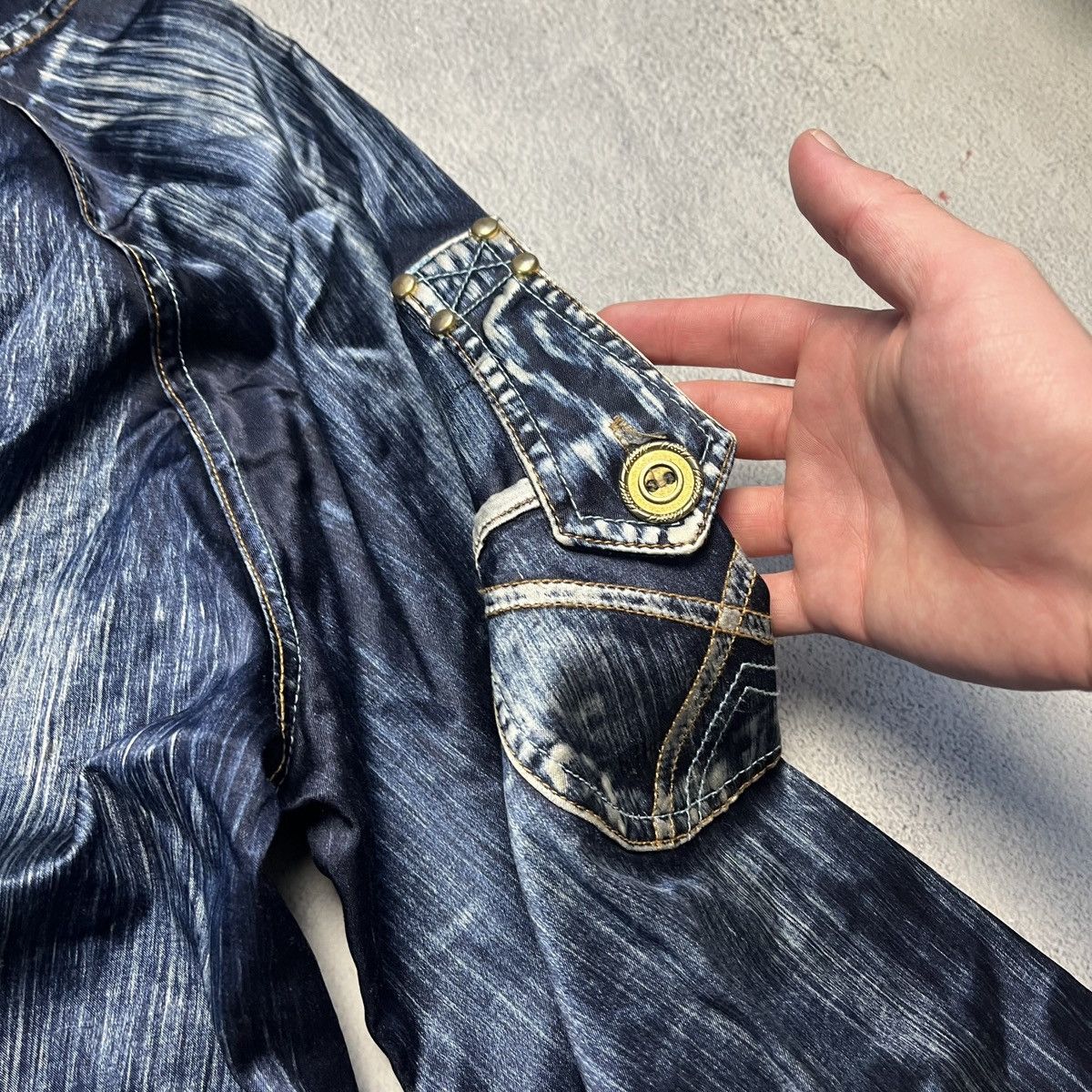 Japanese Brand × Vintage Japan vintage Ravel faded Rare y2k jacket Size US L / EU 52-54 / 3 - 8 Thumbnail