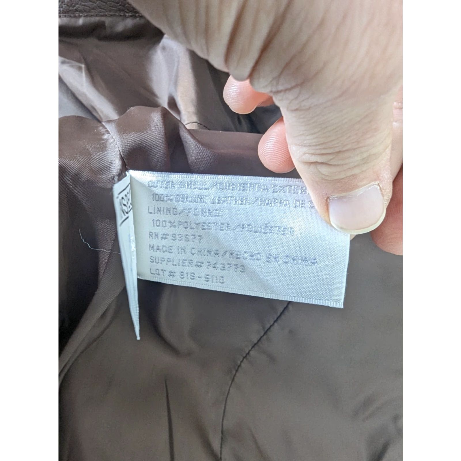 Skin VINTAGE Leather Blazer Coat Jacket Women Large Brown Snake Skin 90s Y2K Size L / US 10 / IT 46 - 5 Thumbnail