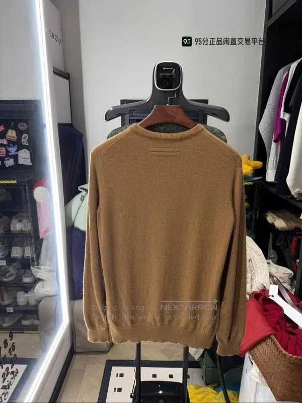 Ermenegildo Zegna Zegna SS22 Men's Solid Crew Neck Cashmere Sweater. Size US M / EU 48-50 / 2 - 3 Thumbnail