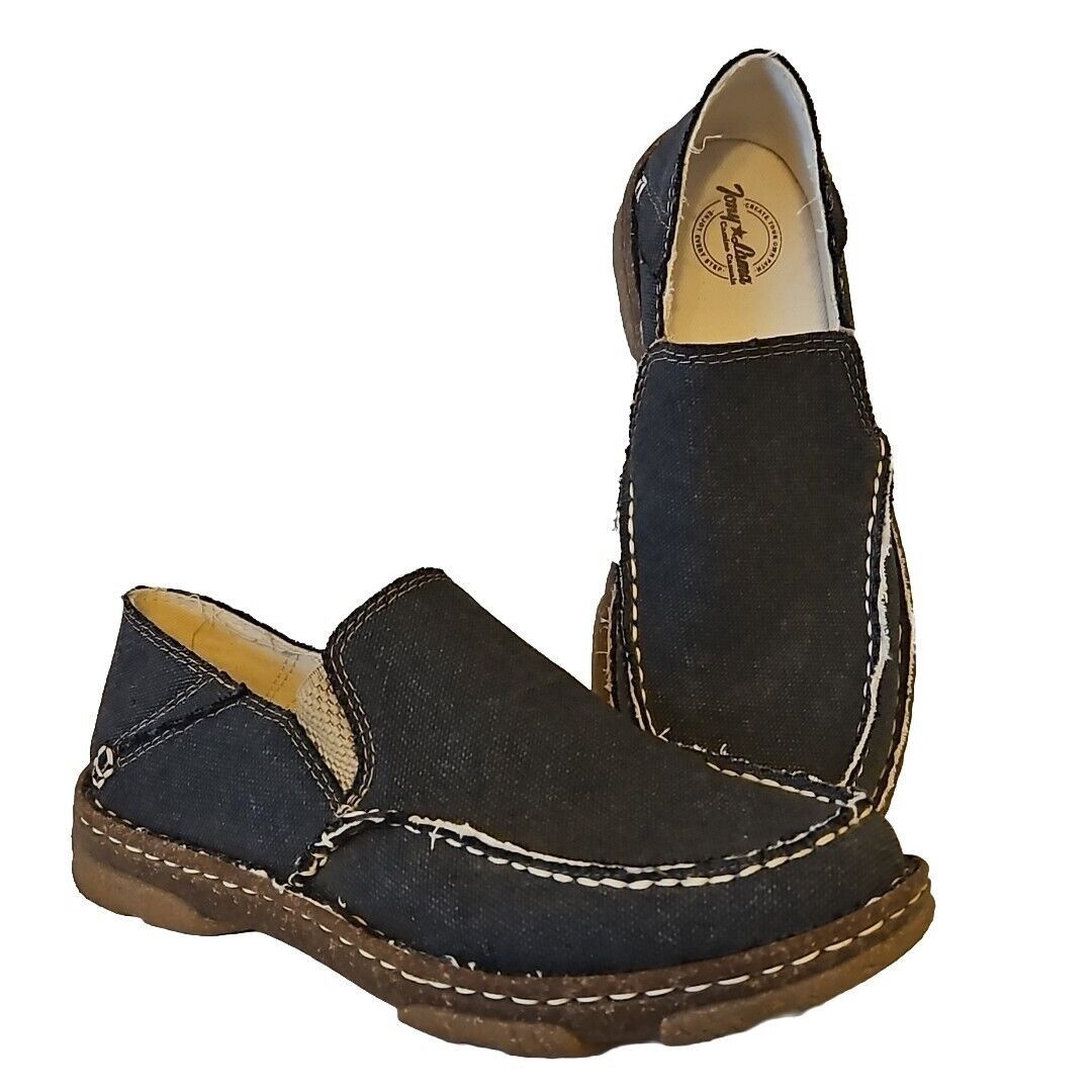 Tony Lama Tony Lama Gator Driving Moccasins Mens 8 Charcoal Opanka Sli Size US 8 / EU 41 - 1 Thumbnail