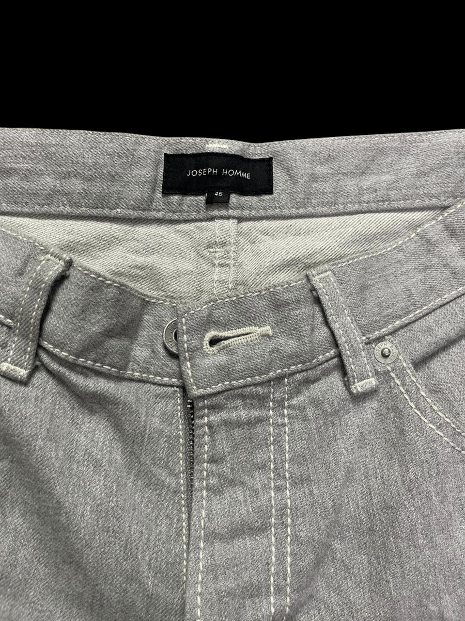 JOSEPH HOMME Joseph Homme Grey Denim Selvage Size US 31 - 4 Thumbnail