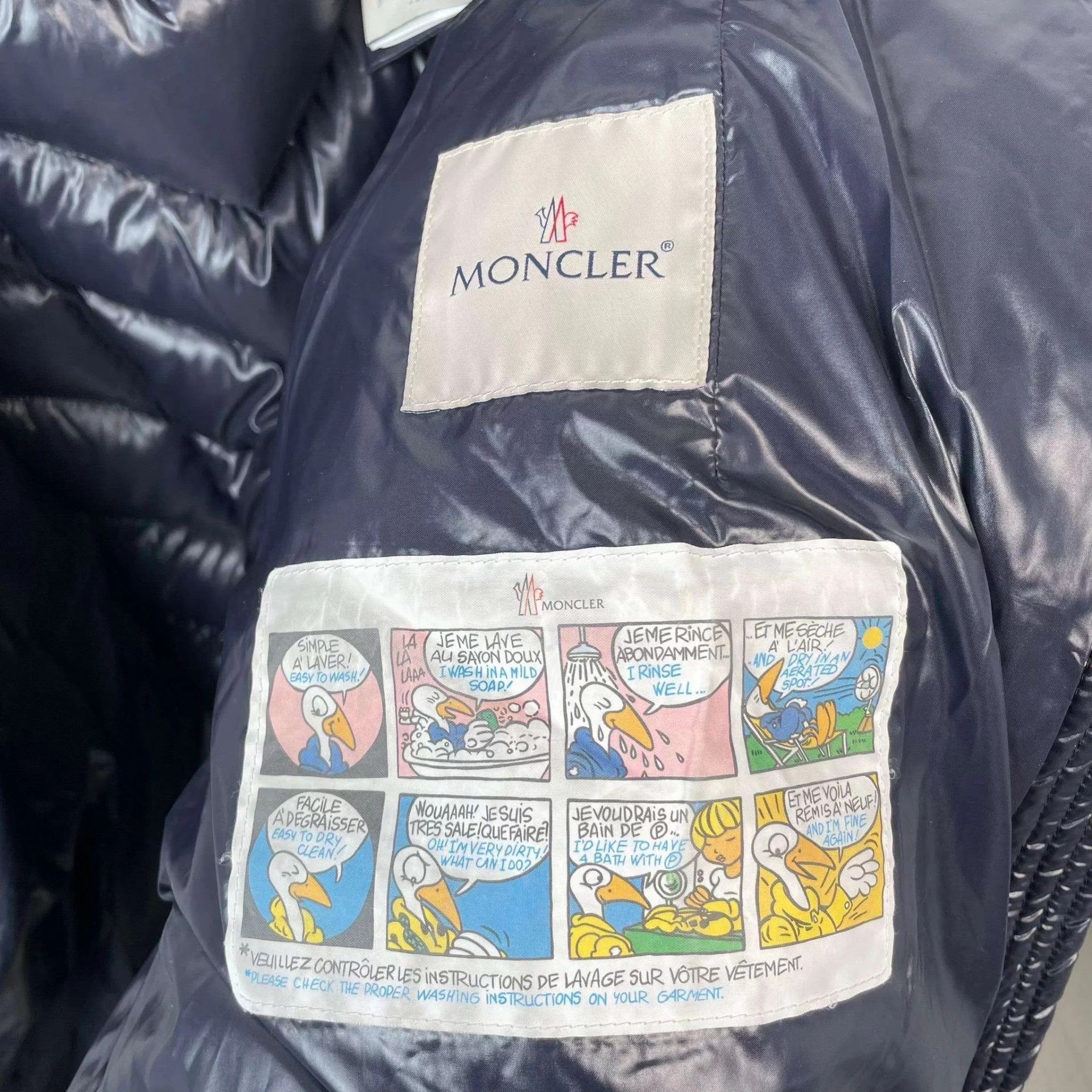 Moncler Moncler down puffer jacket 0 US navy sporty Size XS / US 0-2 / IT 36-38 - 6 Thumbnail