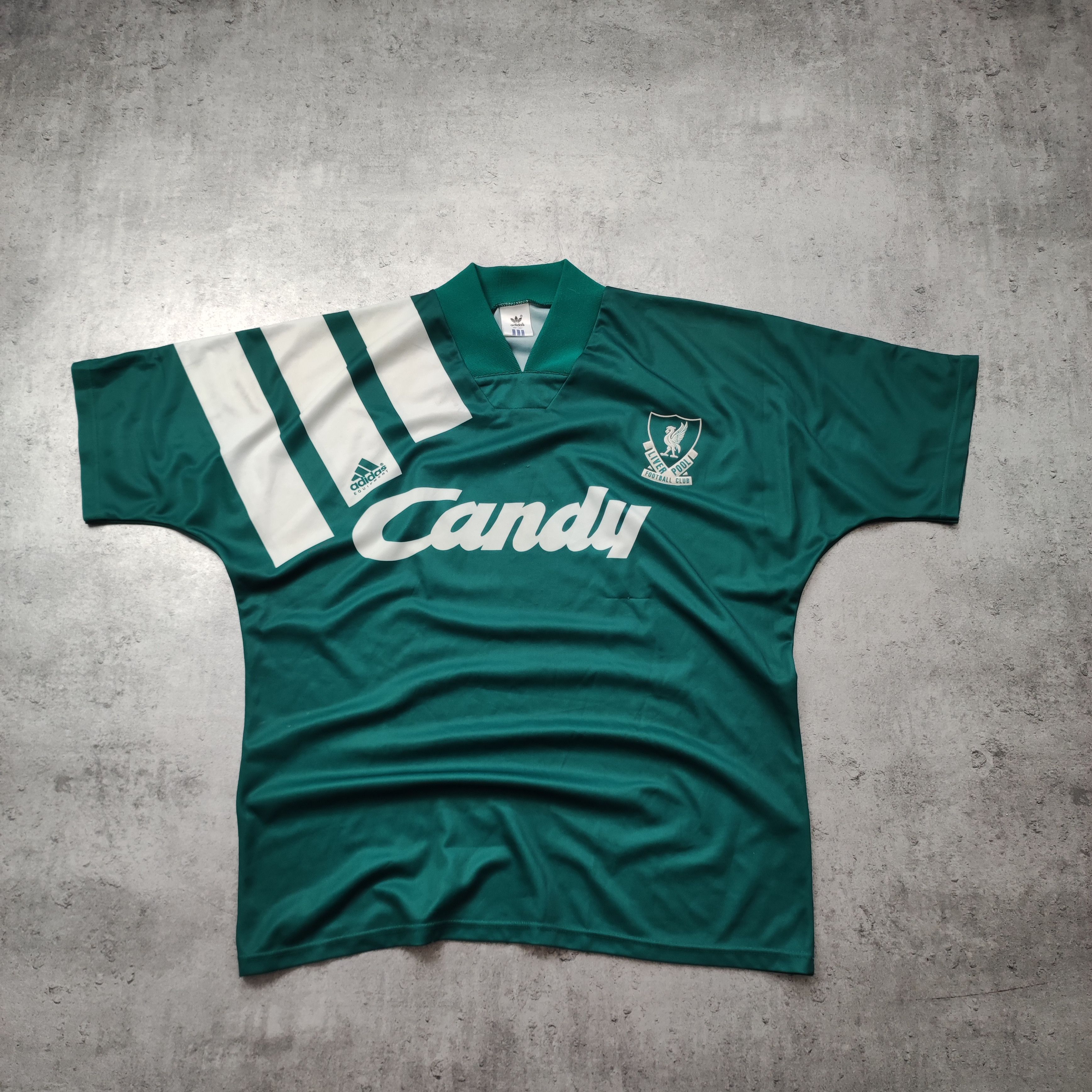 Other Vintage Football Liverpool x Adidas 1991 Away Match Jersey Size US L / EU 52-54 / 3 - 2 Thumbnail
