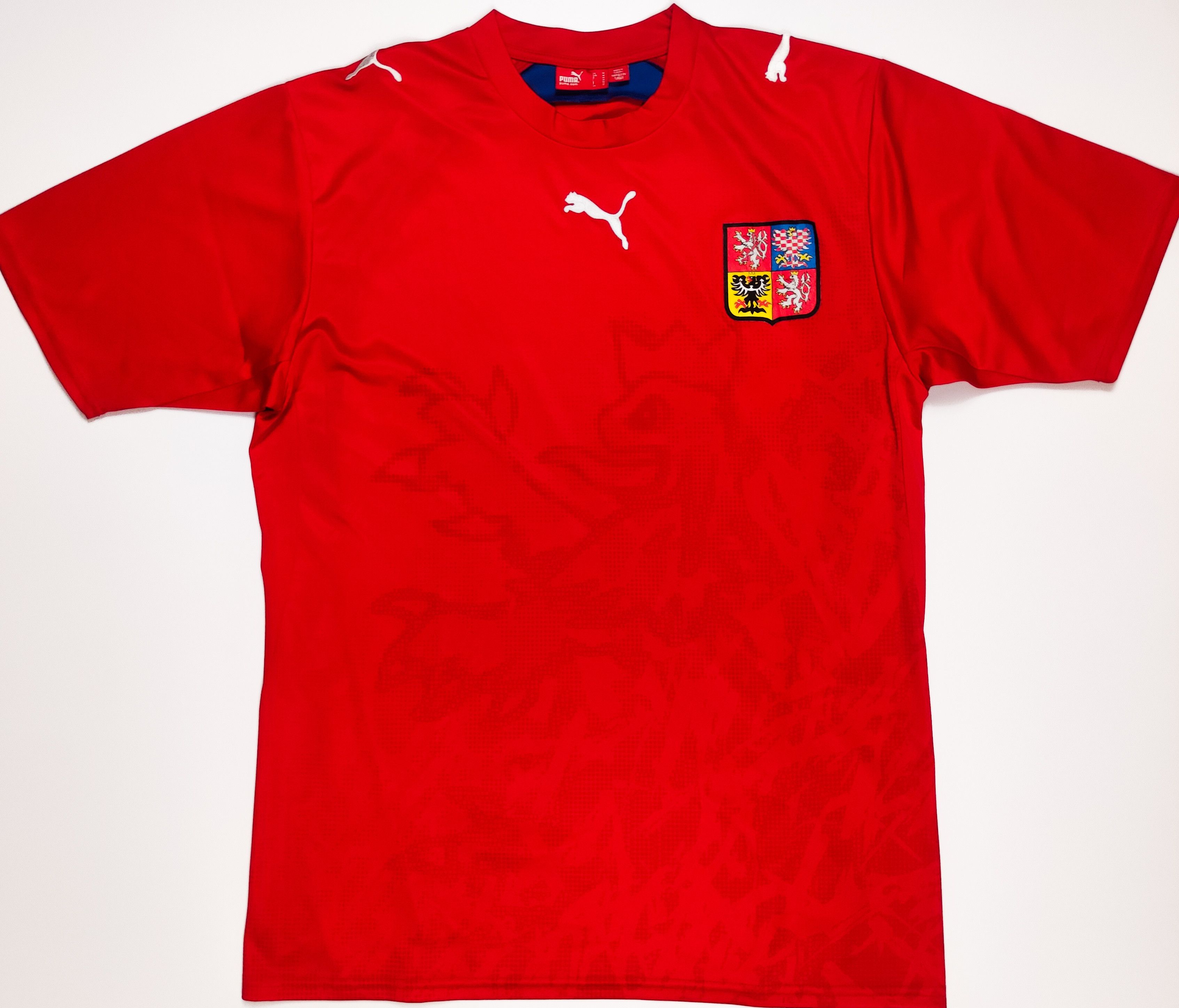 Puma Czech Republic World Cup 2006 2007 Puma Home Shirt Jersey Size US M / EU 48-50 / 2 - 1 Thumbnail