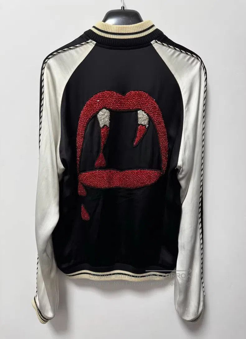 Saint Laurent Paris Saint Laurent 14ss blood tooth silk jacket. Size US S / EU 44-46 / 1 - 1 Thumbnail
