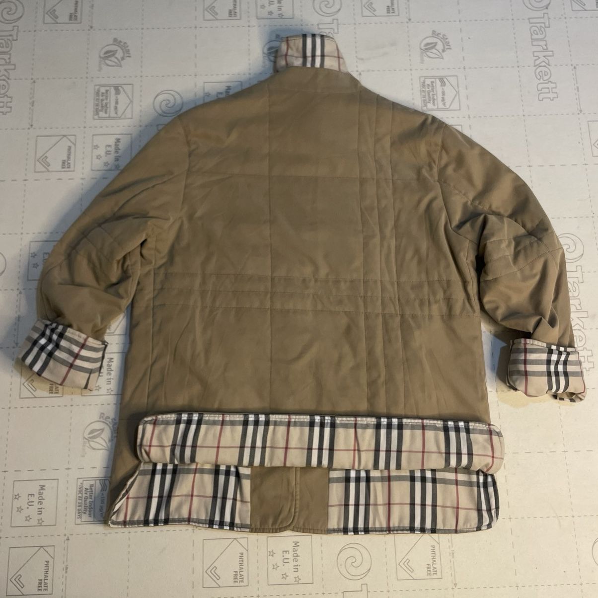 Burberry Burberry Quilted VINTAGE Jacket Nova check Diamond women's Size L / US 10 / IT 46 - 10 Thumbnail