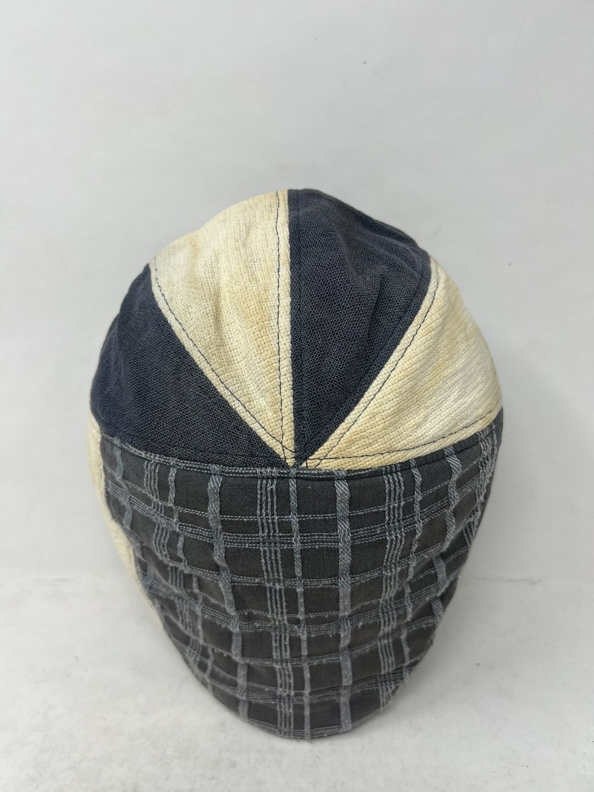 Japanese Brand Patchwork Style Ivy Men Flat Beretta Hat Size ONE SIZE - 6 Thumbnail