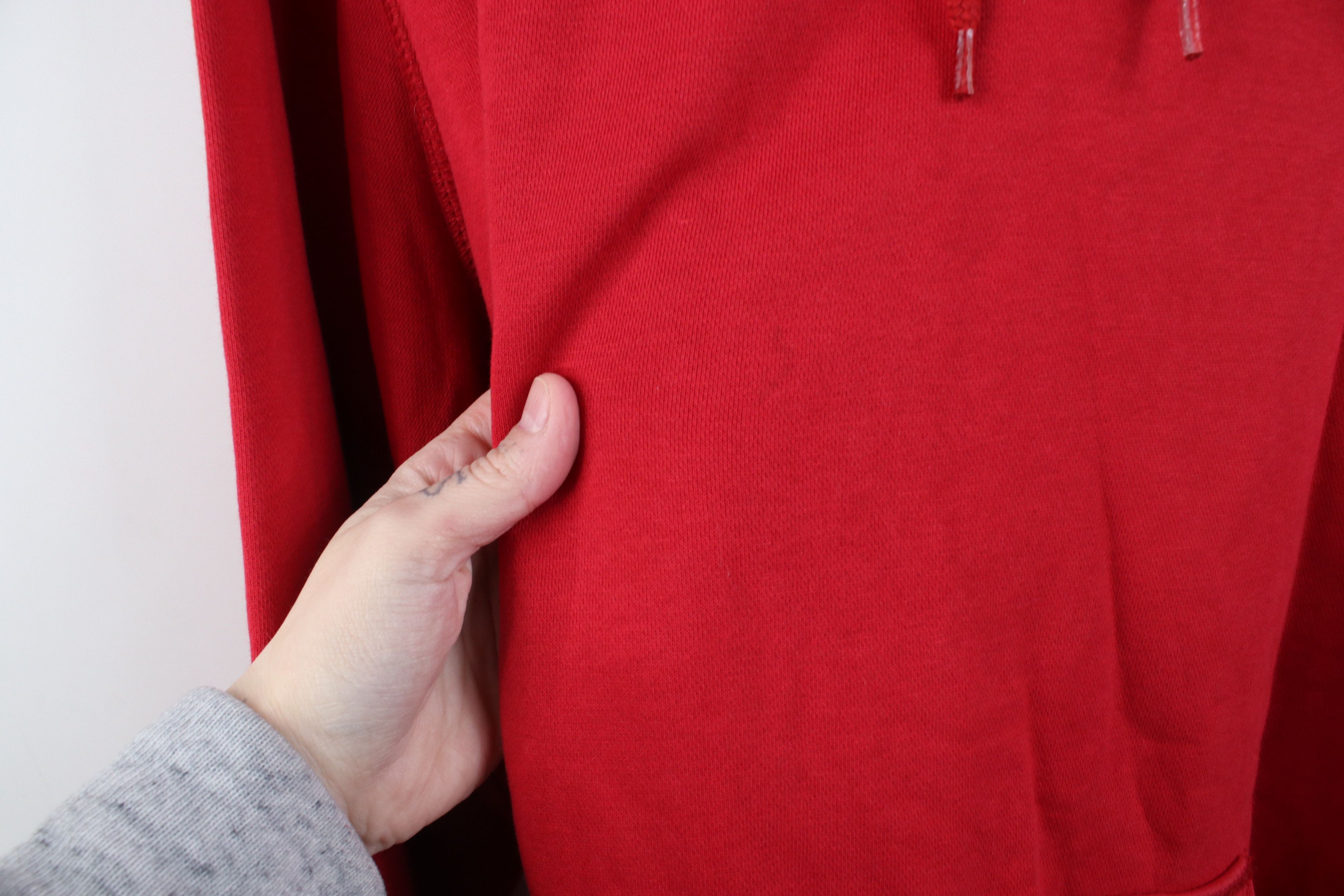 Nike Vintage Y2K Nike Scott Mini Swoosh Hoodie Sweatshirt Red Size US XXL / EU 58 / 5 - 6 Thumbnail