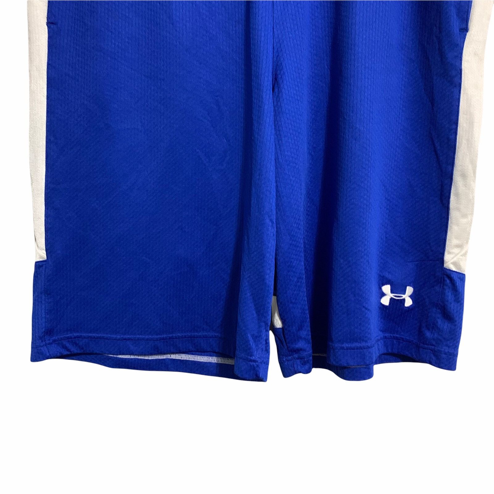 Under Armour Under Armour Basketball Loose Fit Mesh Stripe Shorts Large Size US 38 / EU 54 - 3 Thumbnail