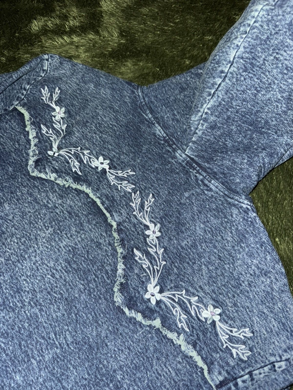 Penfield [M] NICK GEAR x Penfield Flower Logo Hoodie Zip-Up Indigo Size US M / EU 48-50 / 2 - 8 Thumbnail