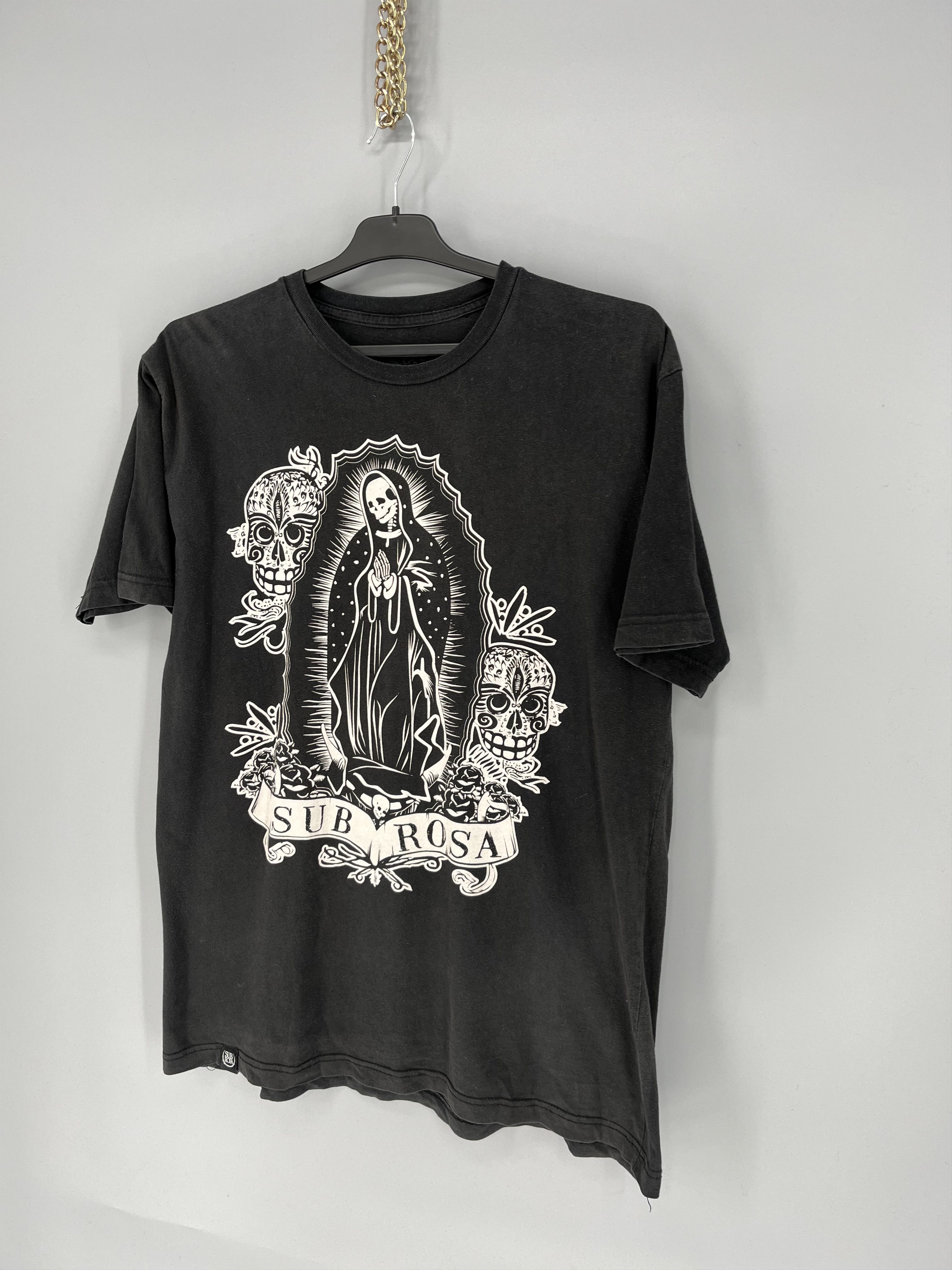 Band Tees Vintage Subrosa Nun Skeleton Heavy Metal Band Skull Size US L / EU 52-54 / 3 - 3 Thumbnail