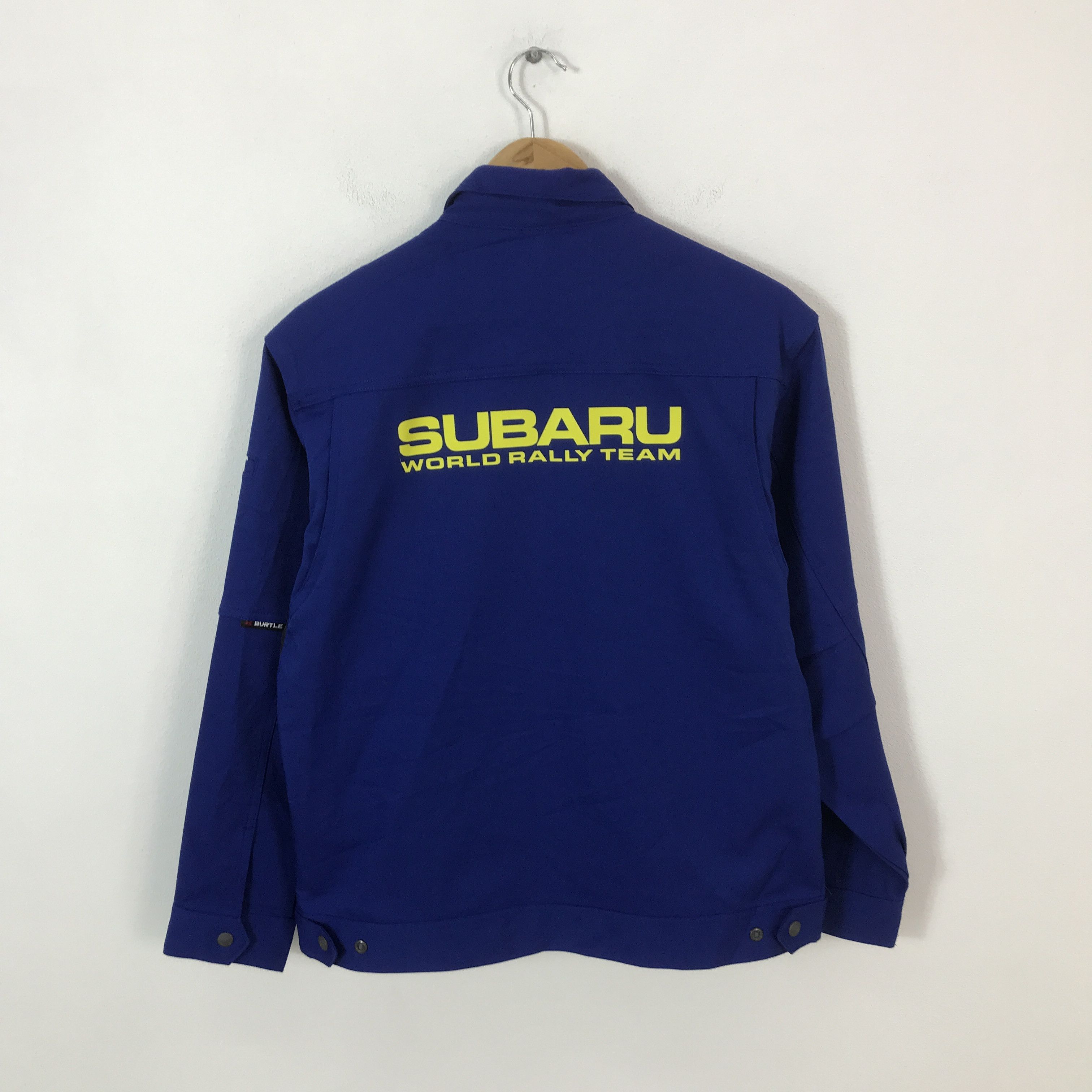 Japanese Brand Vtg subaru racing team Japan motorport custom jacket K62B18 Size US L / EU 52-54 / 3 - 1 Thumbnail