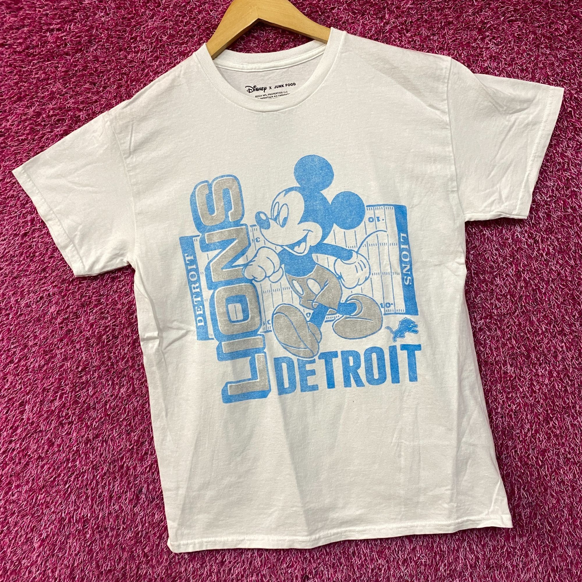 Disney Disney x Junk Food NFL Detroit Lions Mickey Mouse Field T-Sh Size US S / EU 44-46 / 1 - 3 Thumbnail
