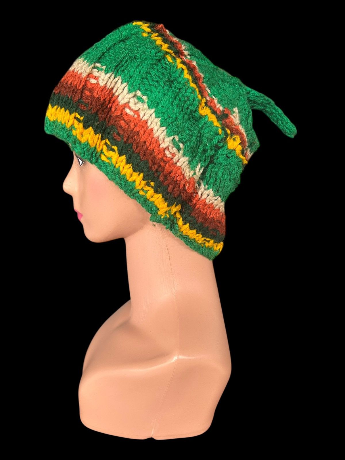 Kapital Crochet Knitted Handmade Big Beanie Hats Size ONE SIZE - 2 Thumbnail