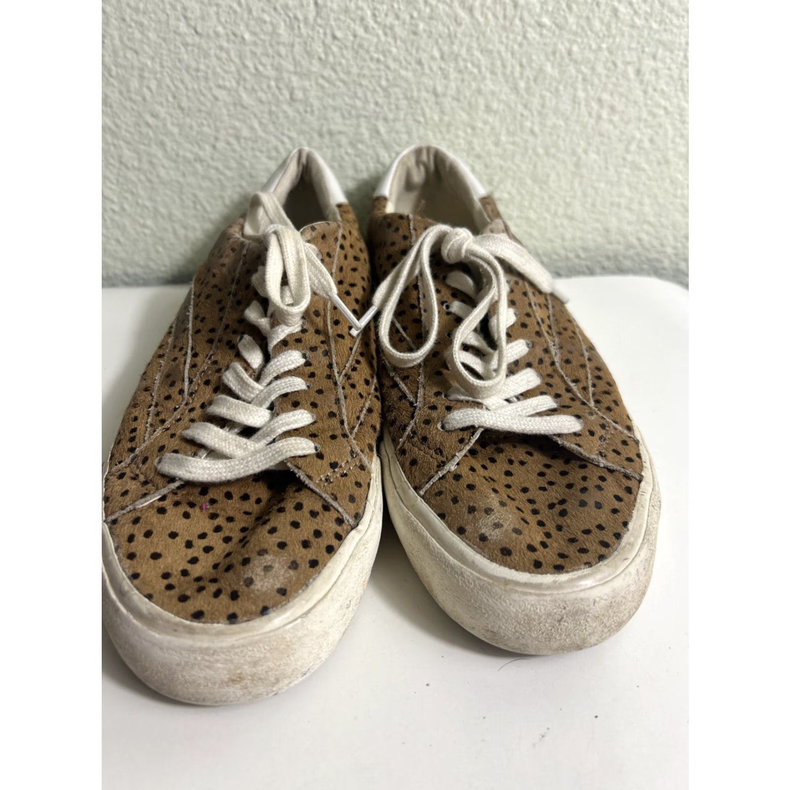 Madewell Madewell Sneaker Womens Sidewalk Spot Dot Genuine Calf Hair Low Top AA176 8 Brown Shoes Casual Flat Comfort Cushioned M Size M / US 6-8 / IT 42-44 - 5 Thumbnail
