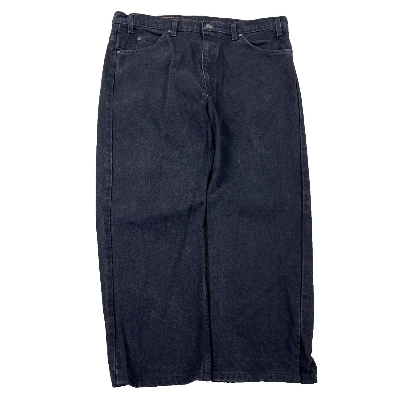 Levi's VINTAGE Levi's 505 Jeans Men 36x25 Straight Regular Fit Denim Black 80s 90s Modern Compact Dresswear Mens Size US 36 / EU 52 - 3 Thumbnail