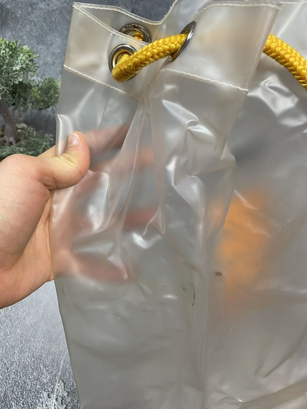 Jil Sander Jil Sander SUN Fragrance Transparent Drawstring Beach Bag Size ONE SIZE - 10 Thumbnail