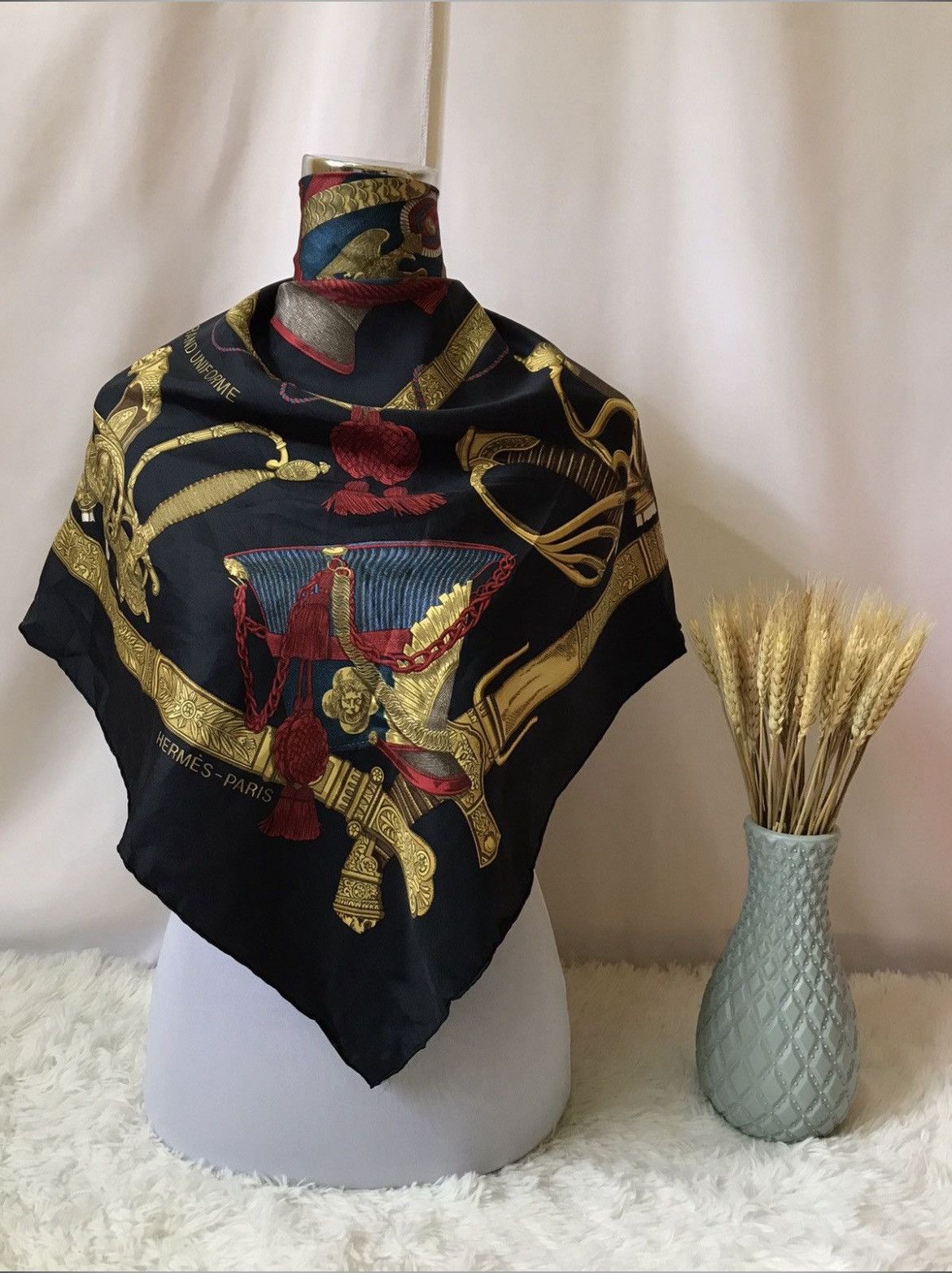 Hermes Hermes Paris Grand Uniforme Silk Scaf Size ONE SIZE - 1 Thumbnail