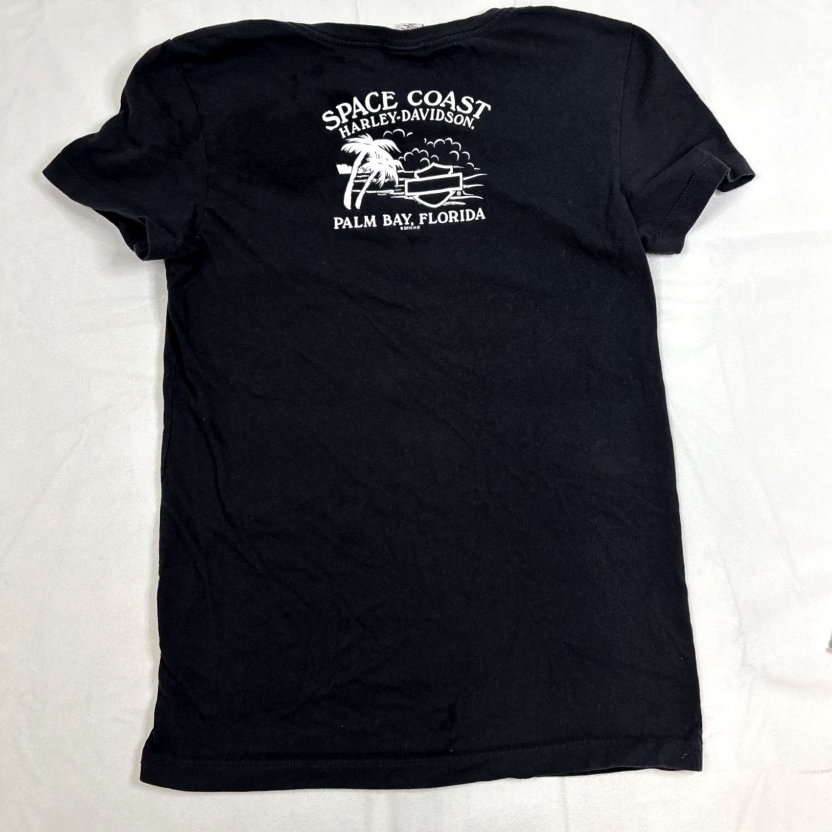 Harley Davidson Harley-Davidson T-Shirt Women’s Small Black "I got mine" Space Coast FL"} Size S / US 4 / IT 40 - 5 Thumbnail