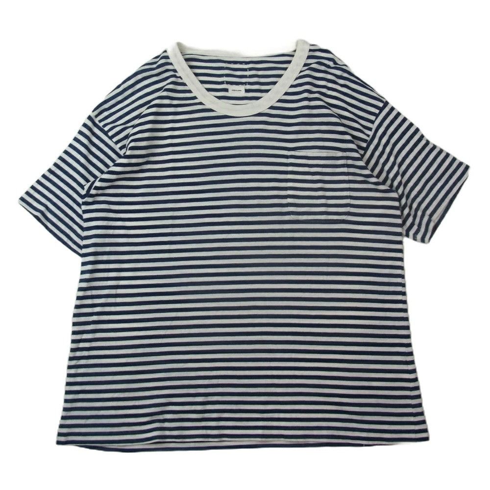 Visvim [M] VISVIM 18AW JUMBO TEE S/S BORDER INDIGO shirt Size US M / EU 48-50 / 2 - 1 Thumbnail