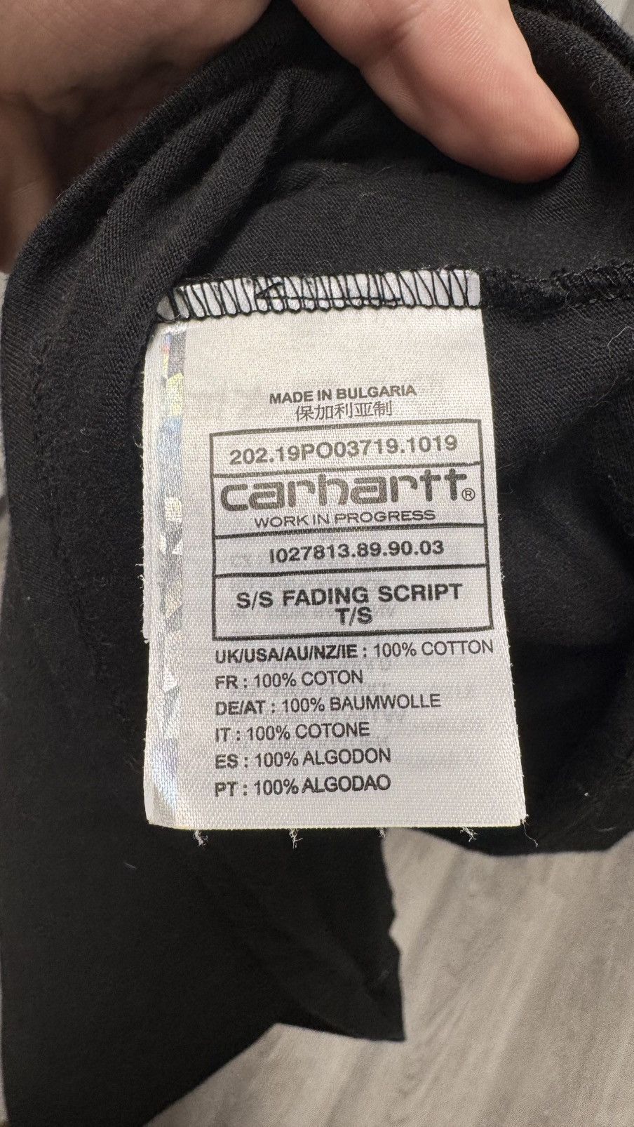 Carhartt Carhartt WIP T Shirt Black w Green Size US XL / EU 56 / 4 - 3 Thumbnail