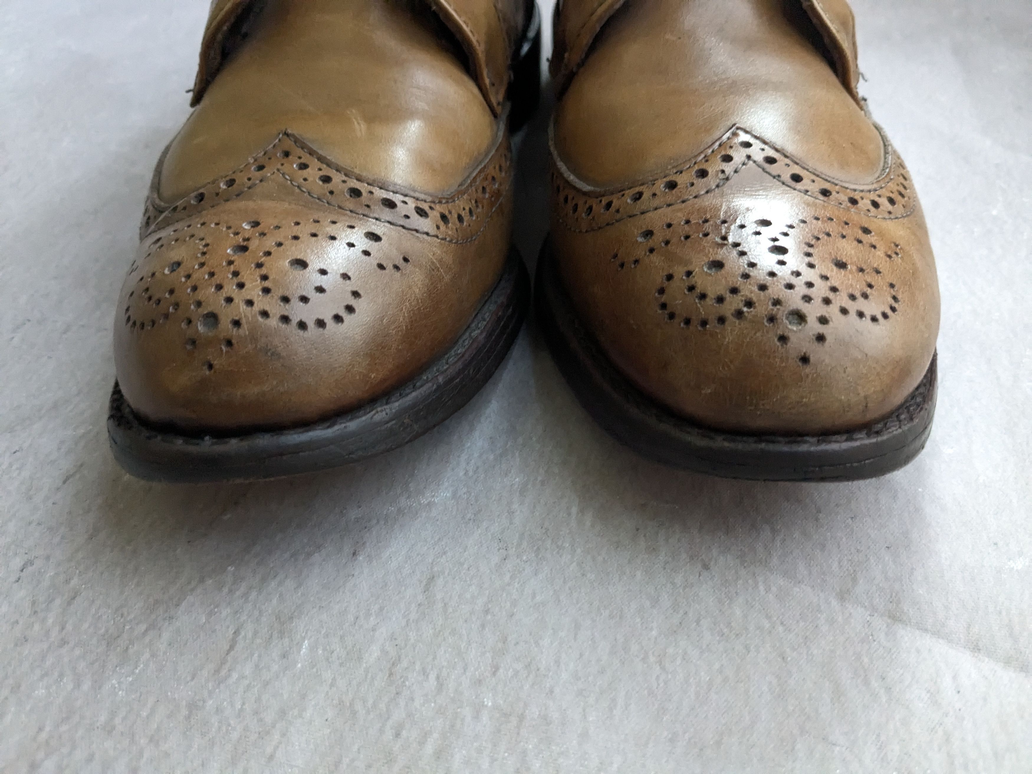 Allen Edmonds Allen Edmonds Dalton Boots Brown Wingtip Brogues 10 Wide Size US 10 / EU 43 - 2 Thumbnail