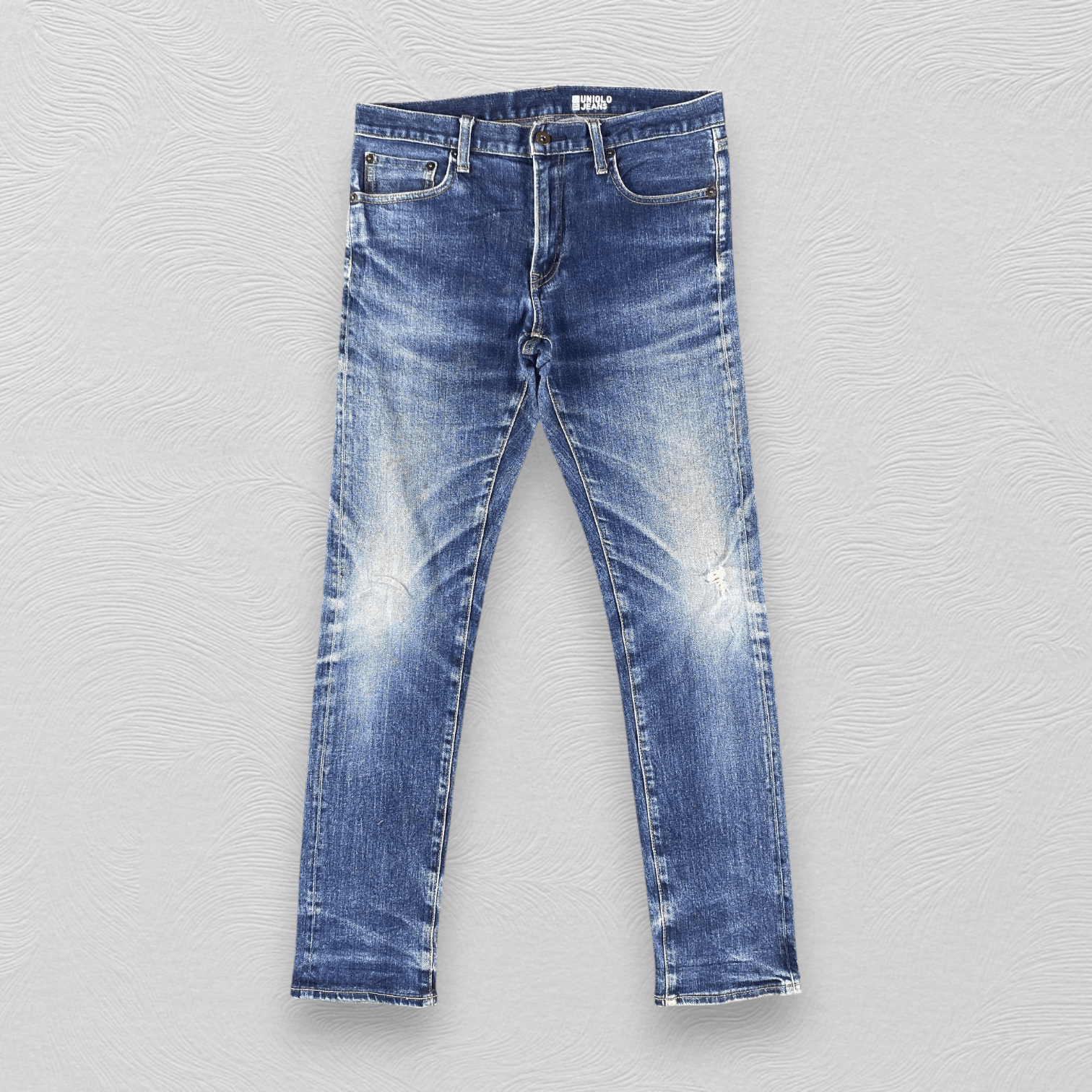 Uniqlo Selvedge Jeans Faded Redline Denim KJ3434