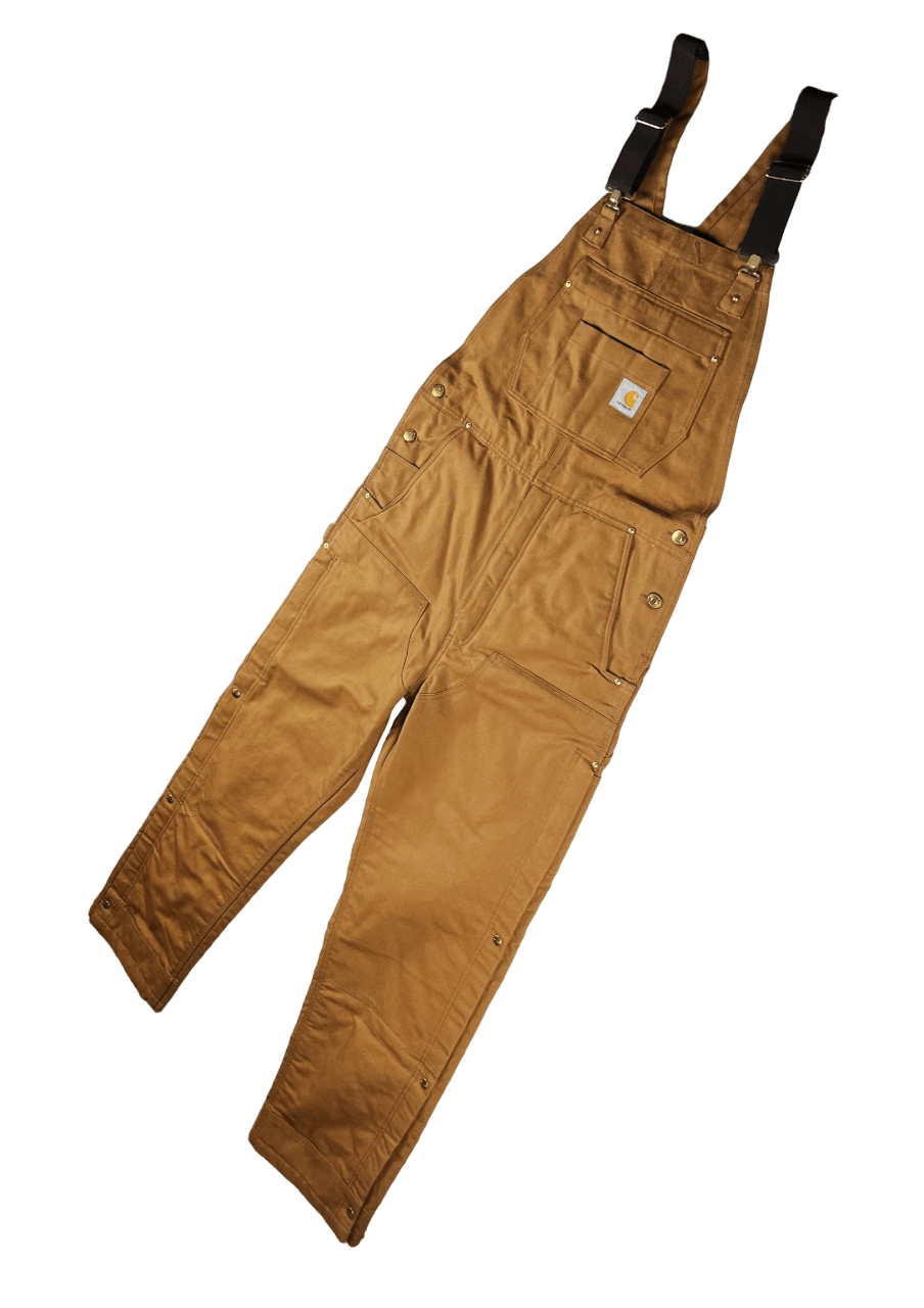 Carhartt × Vintage Carhartt Overalls 104393 BRN M-L Size US 34 / EU 50 - 2 Thumbnail