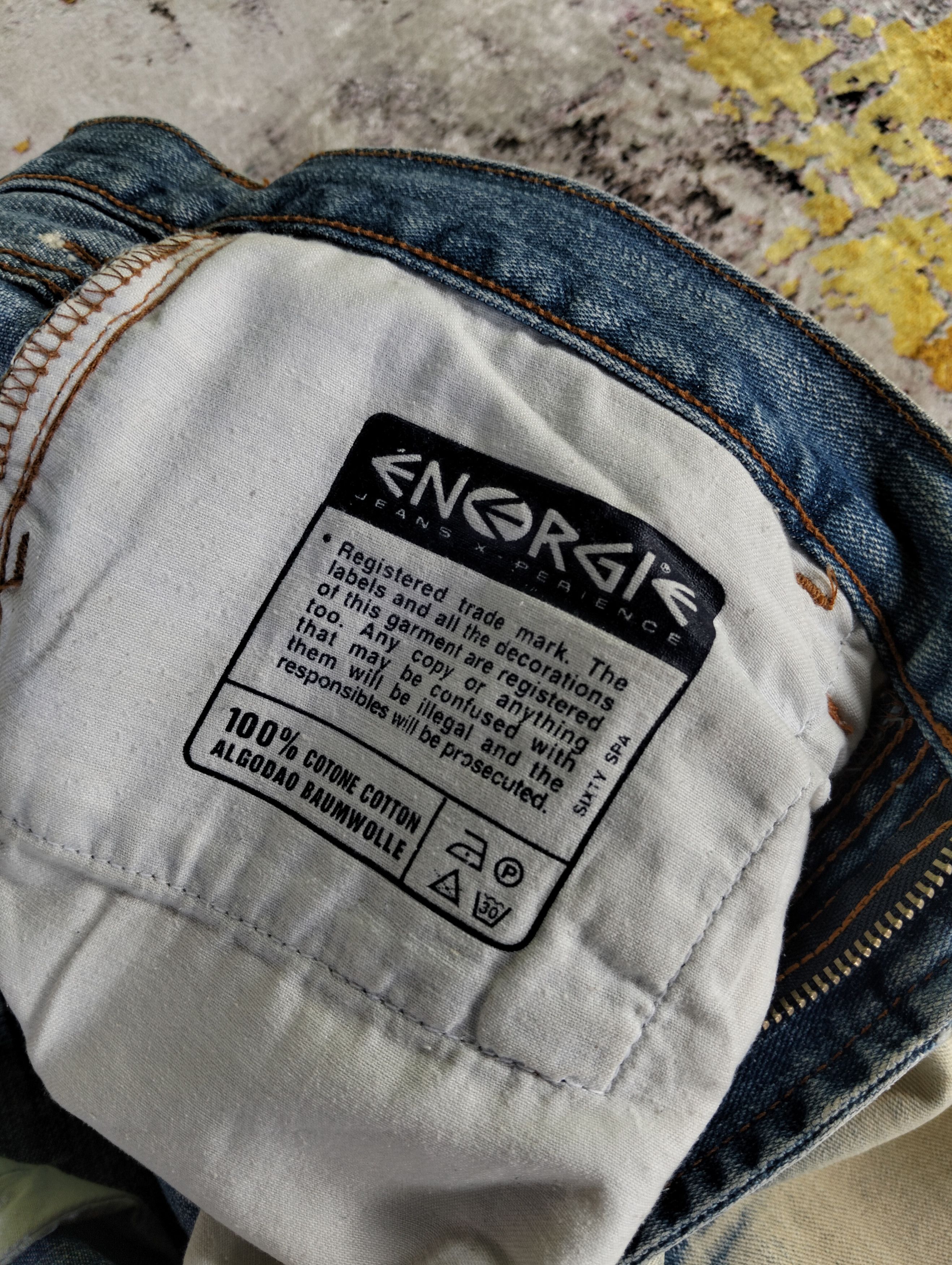 Tornado Mart 2000s Energie New Morrison Flared Bootcut Whiskers Jeans Size US 33 - 11 Thumbnail