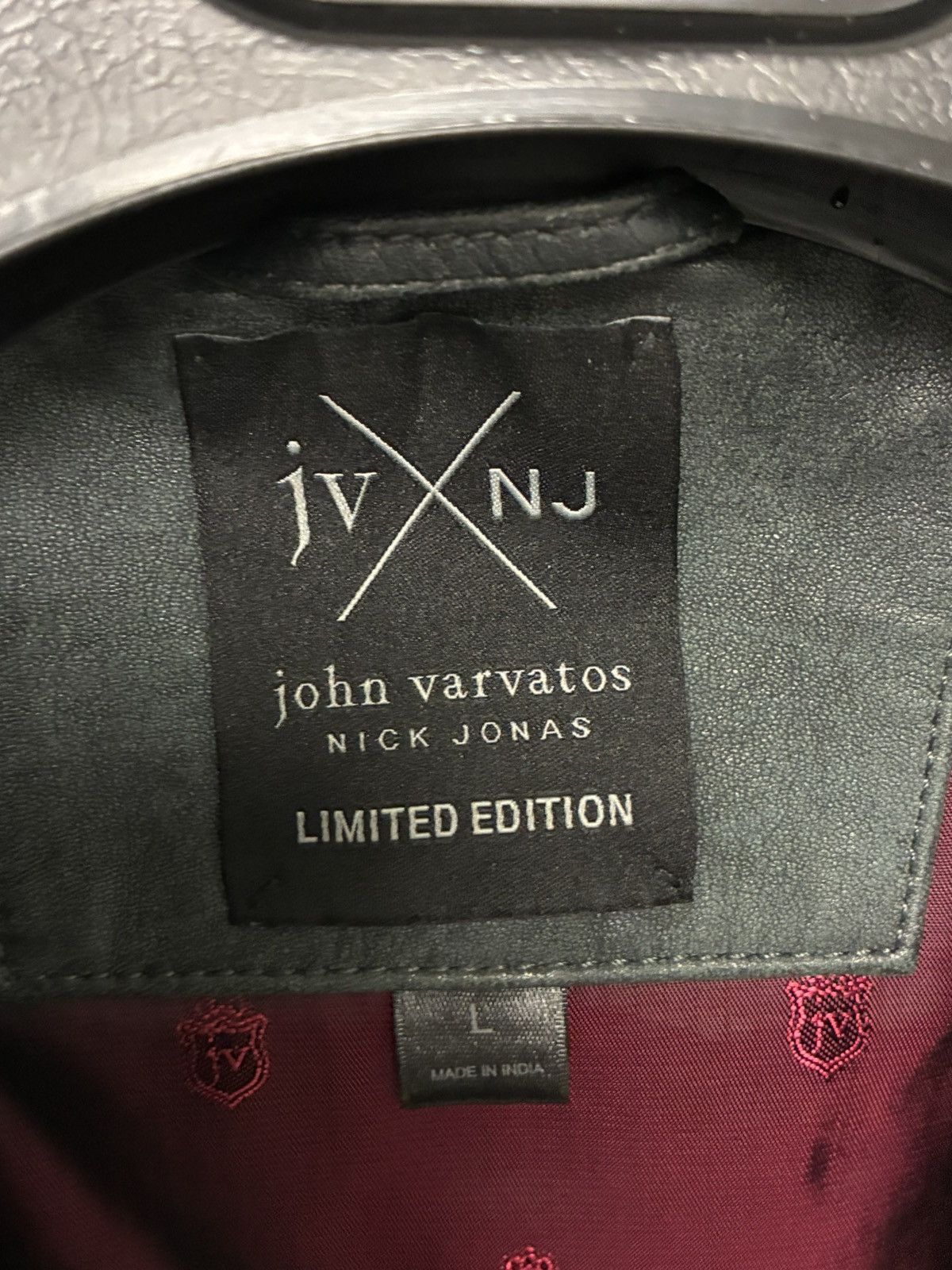 John Varvatos Nick Jonas Distressed Leather Racer Jacket Large Size US L / EU 52-54 / 3 - 12 Thumbnail