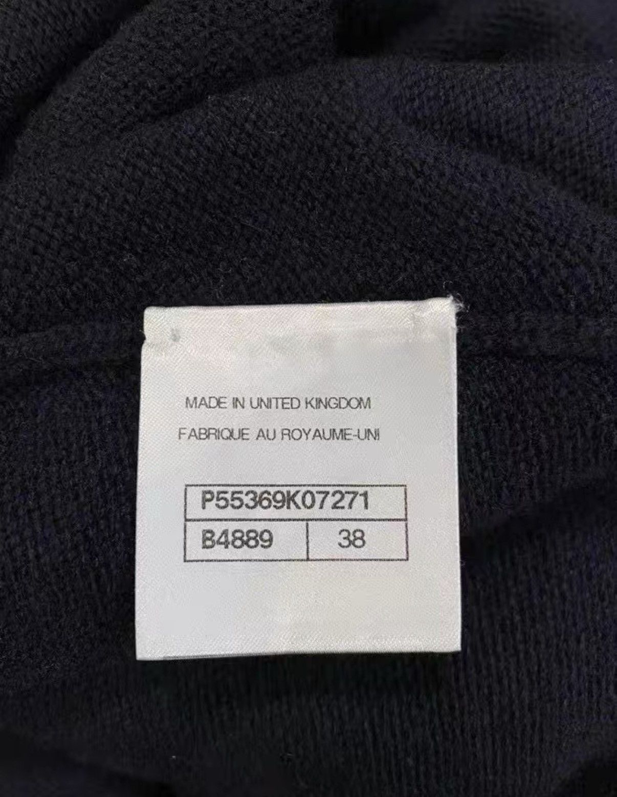 Chanel Chanel Classic Black Cashmere Knit Cardigan Sweater Coat J33 Size S / US 4 / IT 40 - 6 Thumbnail