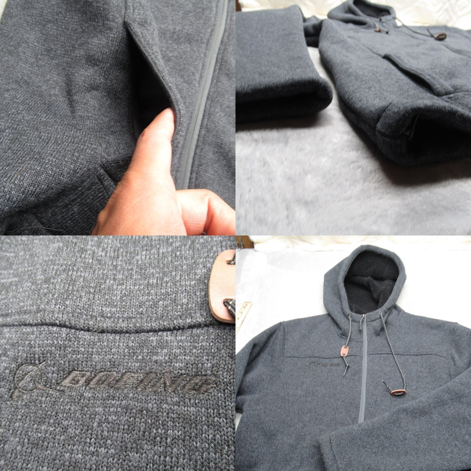 Vintage Boeing Jacket Mens Large Blue Full Zip Hood Pockets Fleece Polyester Outdoor Windbreaker Front Logo Size US L / EU 52-54 / 3 - 8 Thumbnail